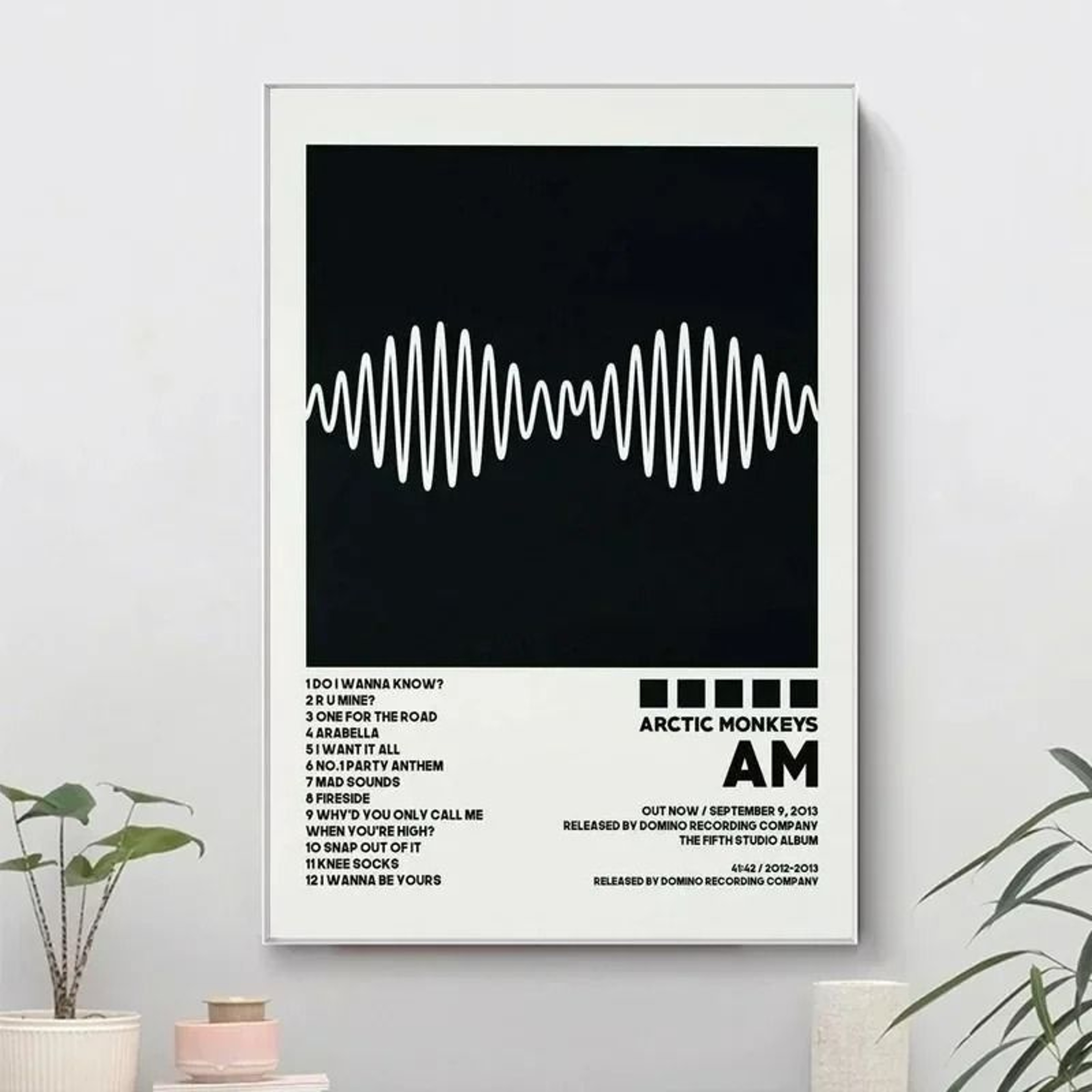 Arctic Monkeys Iconic Album Cover Poster  HighDefinition Canvas Wall Art For Music Lovers 1