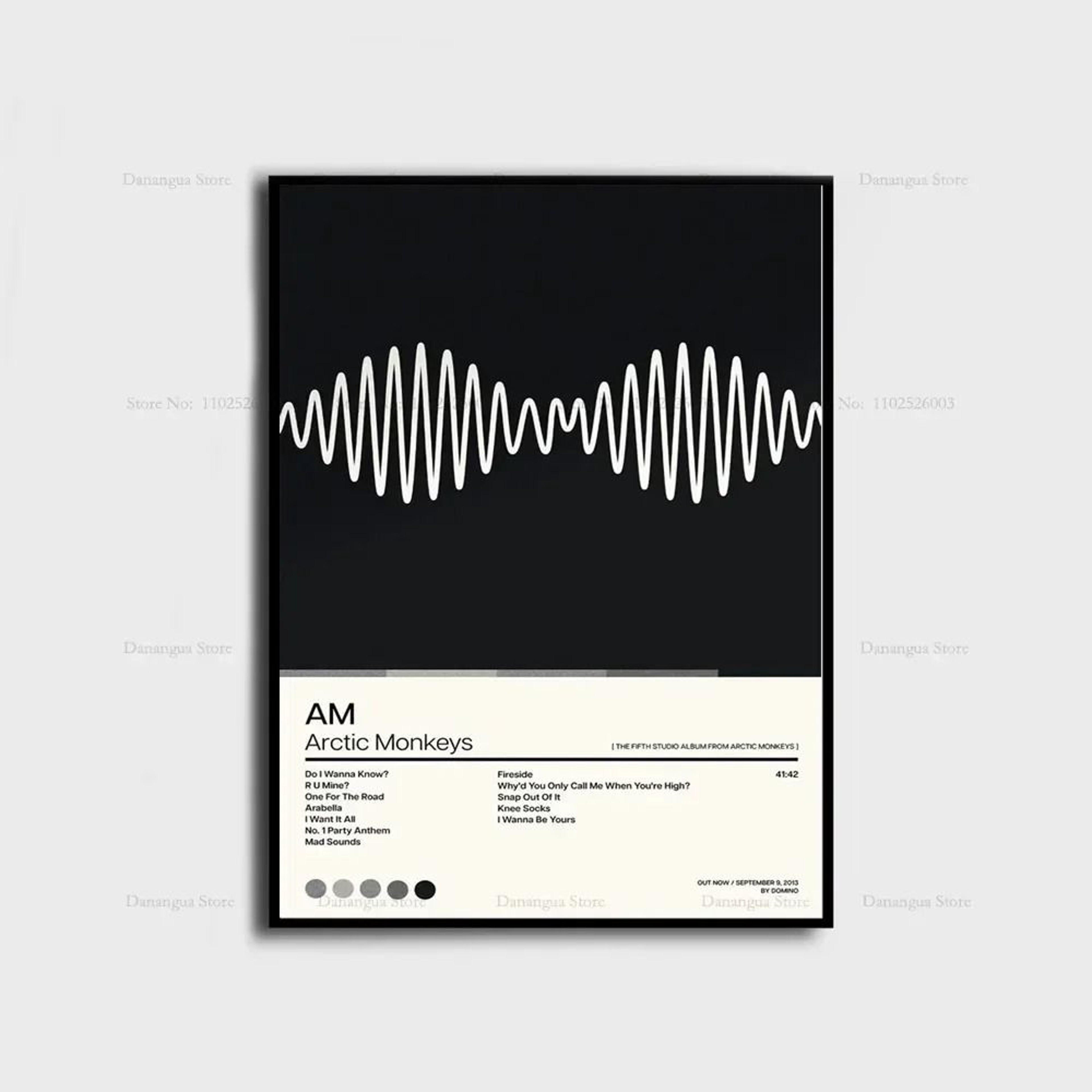 Arctic Monkeys Iconic Album Cover Poster  HighDefinition Canvas Wall Art For Music Lovers 6