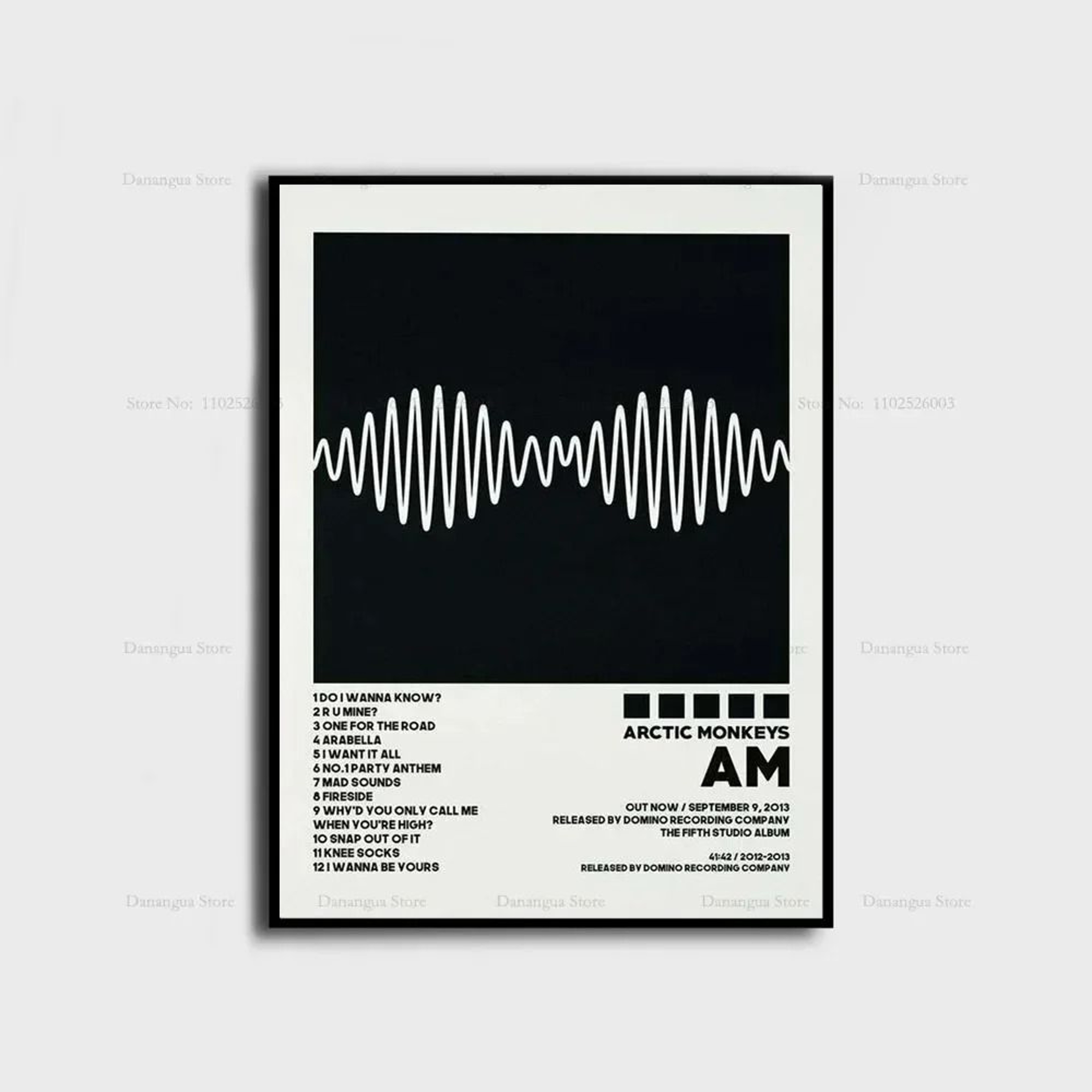 Arctic Monkeys Iconic Album Cover Poster  HighDefinition Canvas Wall Art For Music Lovers 15