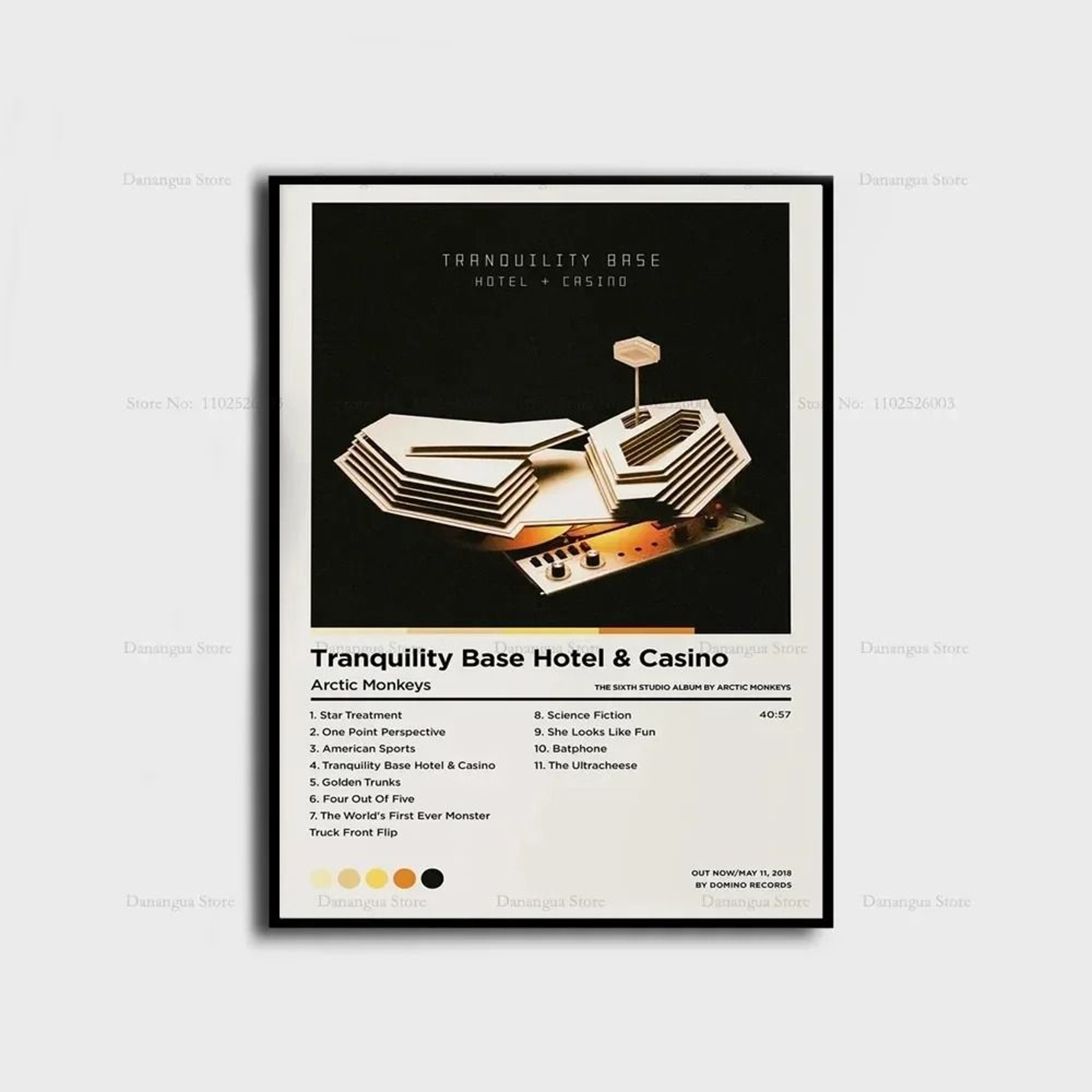 Arctic Monkeys Iconic Album Cover Poster  HighDefinition Canvas Wall Art For Music Lovers 21