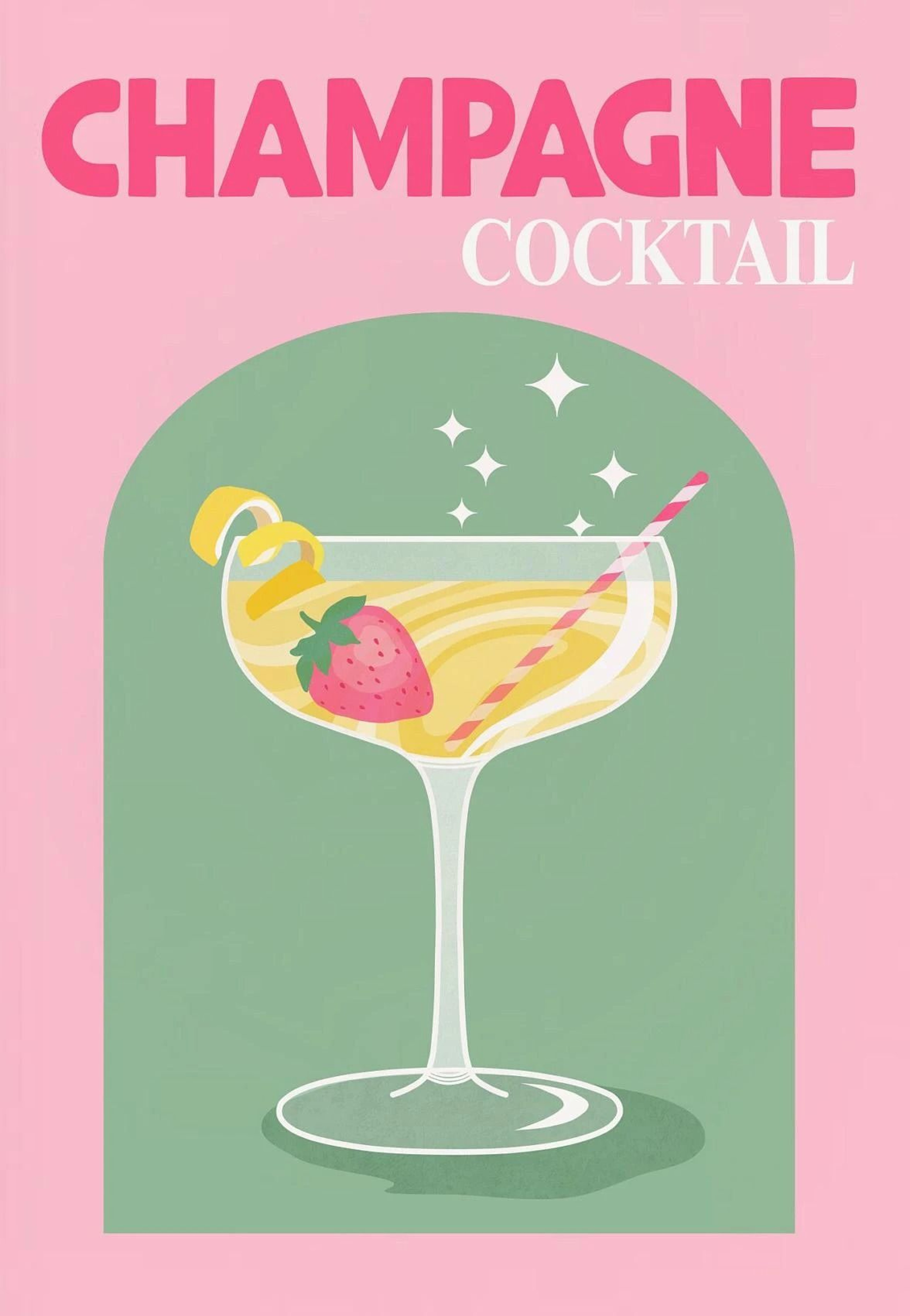 Colorful Simplicity Cocktail Posters  Trendy Drink Prints  Whiskey Bar Cart Canvas Art For Modern H 17