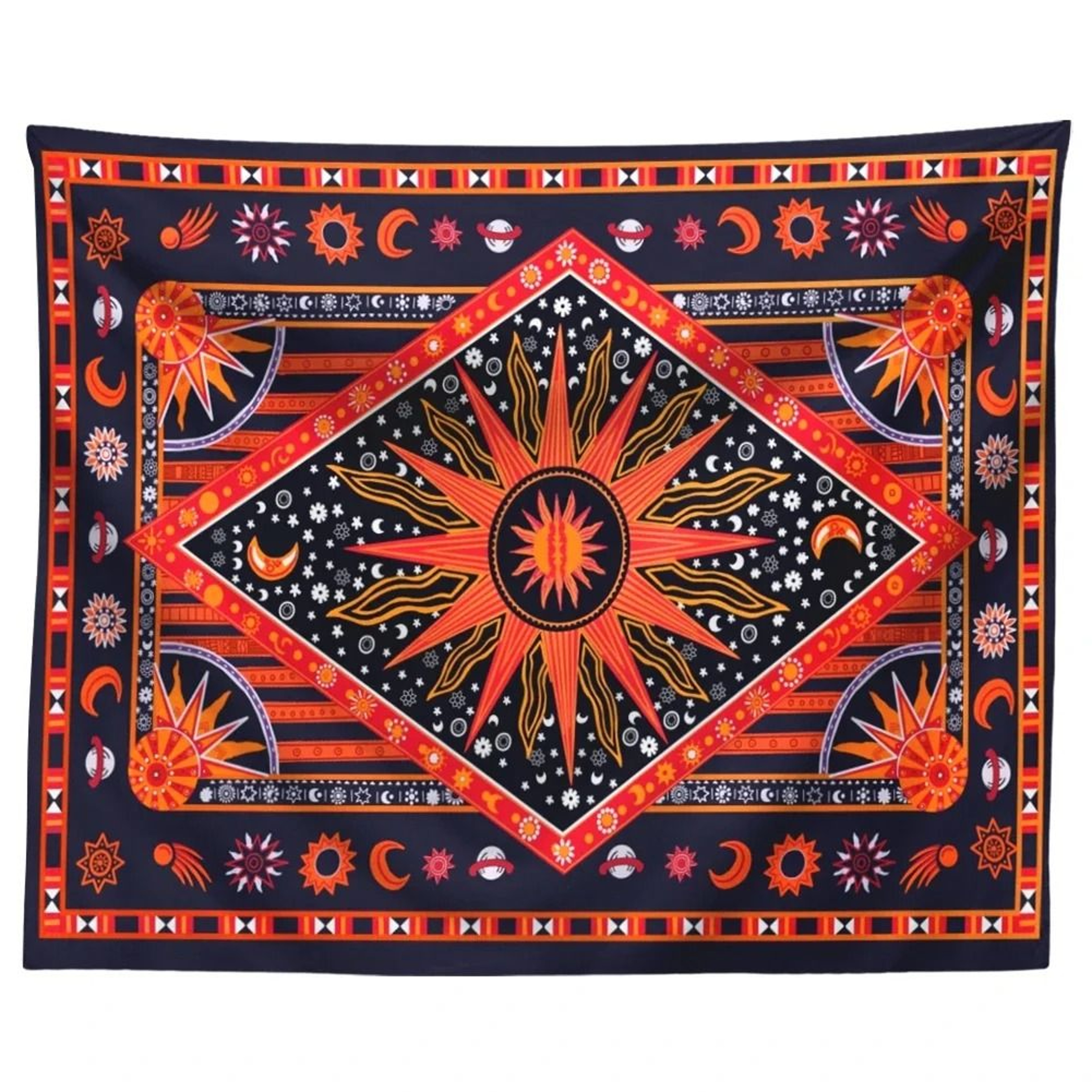 Indian Tarot  Mandala Divination Tapestry  Bohemian Hippie Wall Hanging For Bedroom Living Room  Ae 9