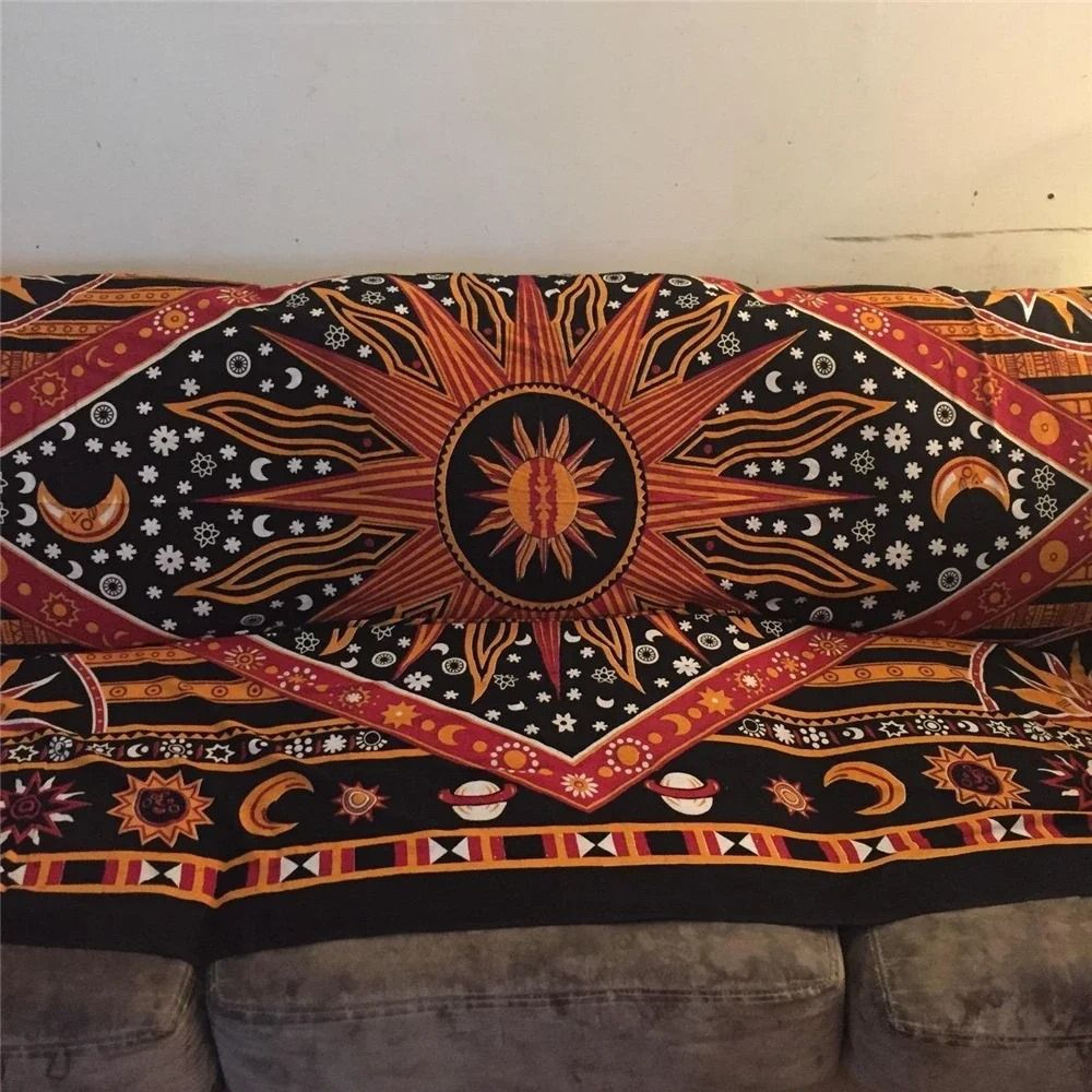 Indian Tarot  Mandala Divination Tapestry  Bohemian Hippie Wall Hanging For Bedroom Living Room  Ae 4