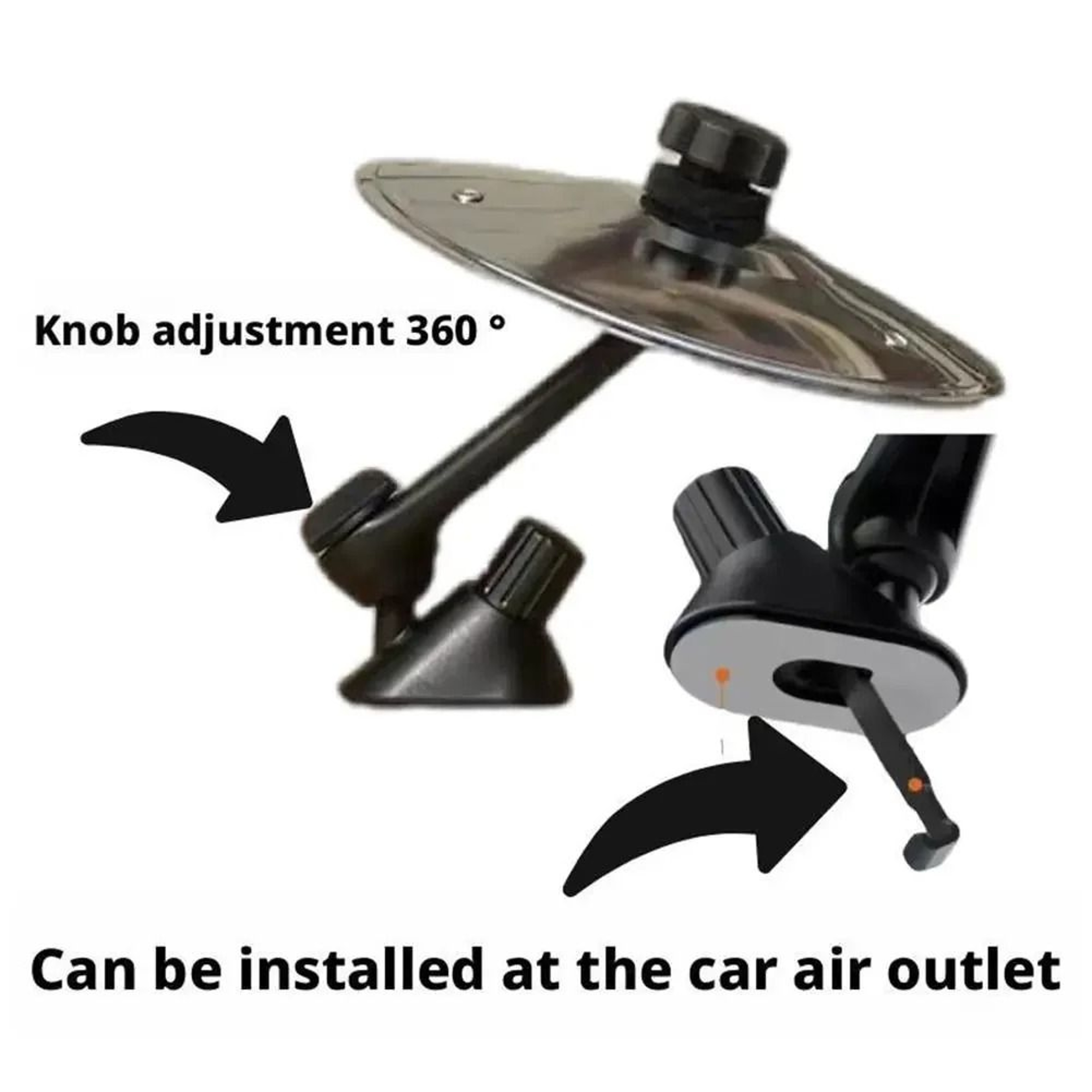 Universal Mini Drum Kit Car Vent Decoration  Colliding Cymbal Design  Rugged Automotive Interior Ac 5
