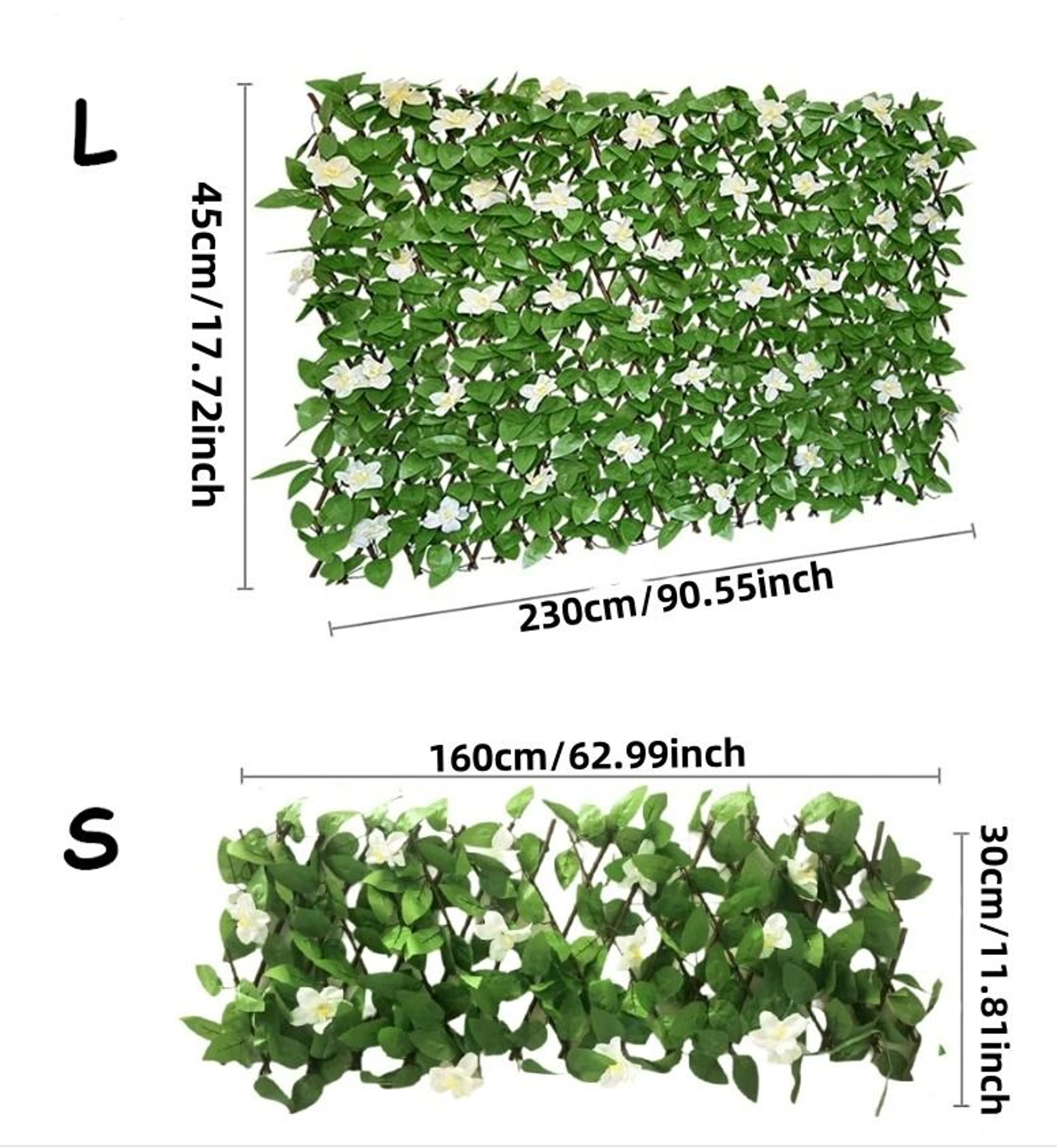 Expandable Ivy Privacy Screen  Versatile Faux Leaf Fencing For Balcony Garden  Outdoor Architectura 5