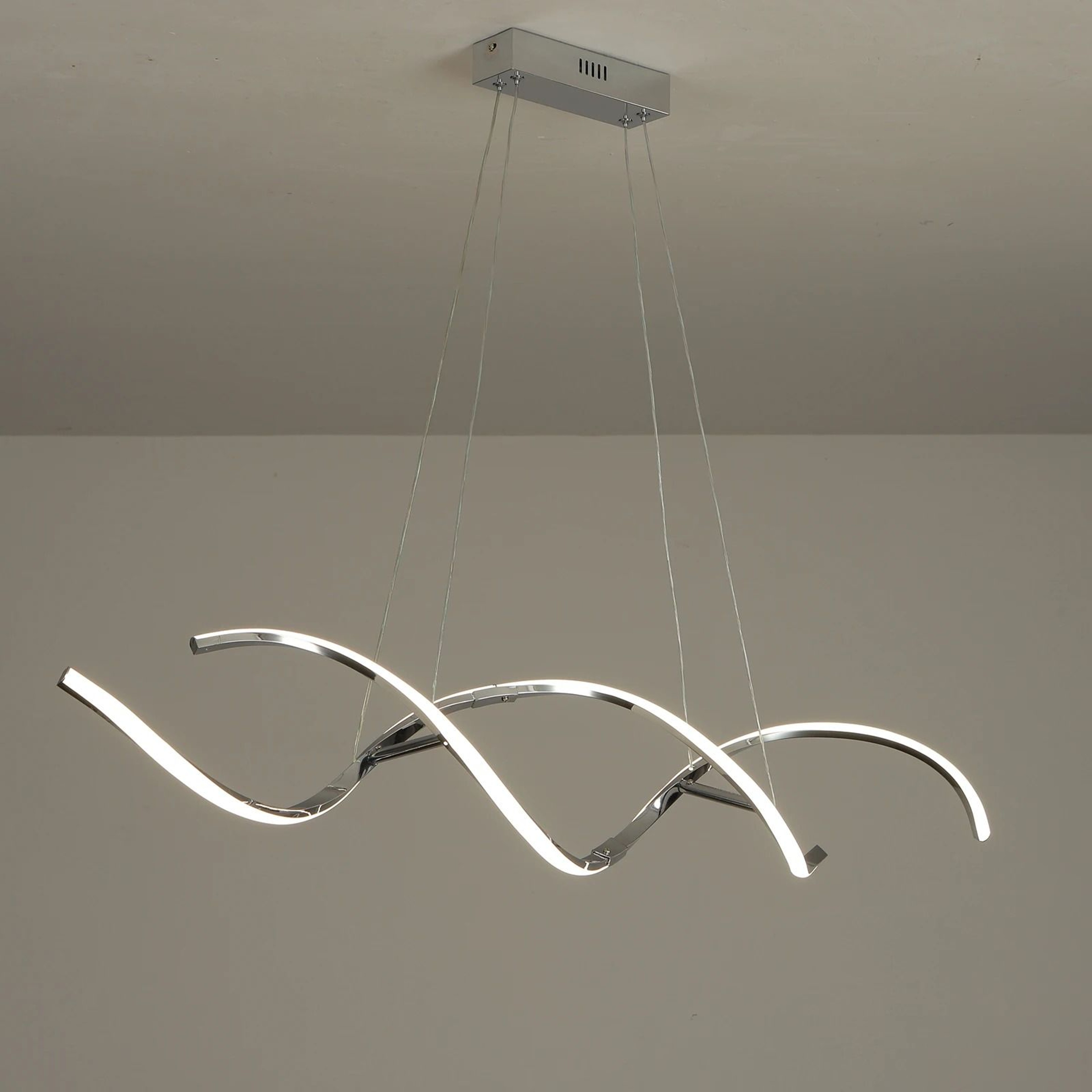 Modern Minimalist Linear Chandelier  HighDefinition LED Pendant Lighting For Dining Rooms Kitchen I 3