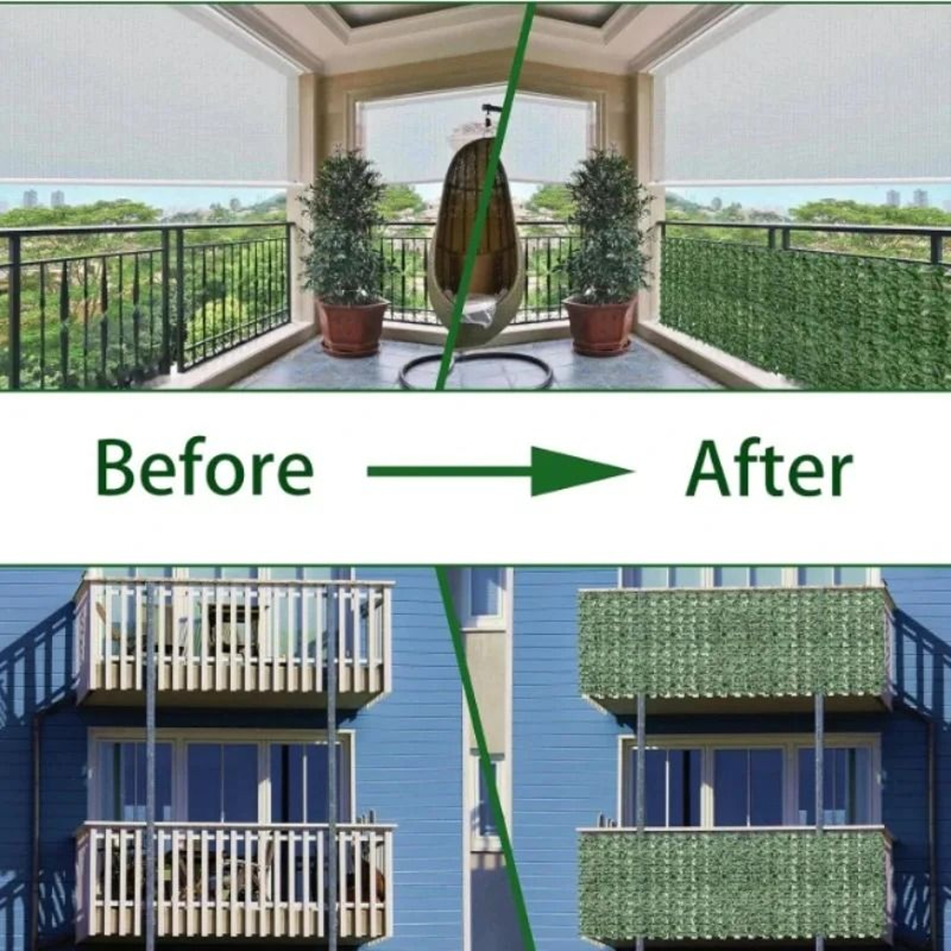 Artificial Ivy Privacy Fence  Greenery Wall Panel 3