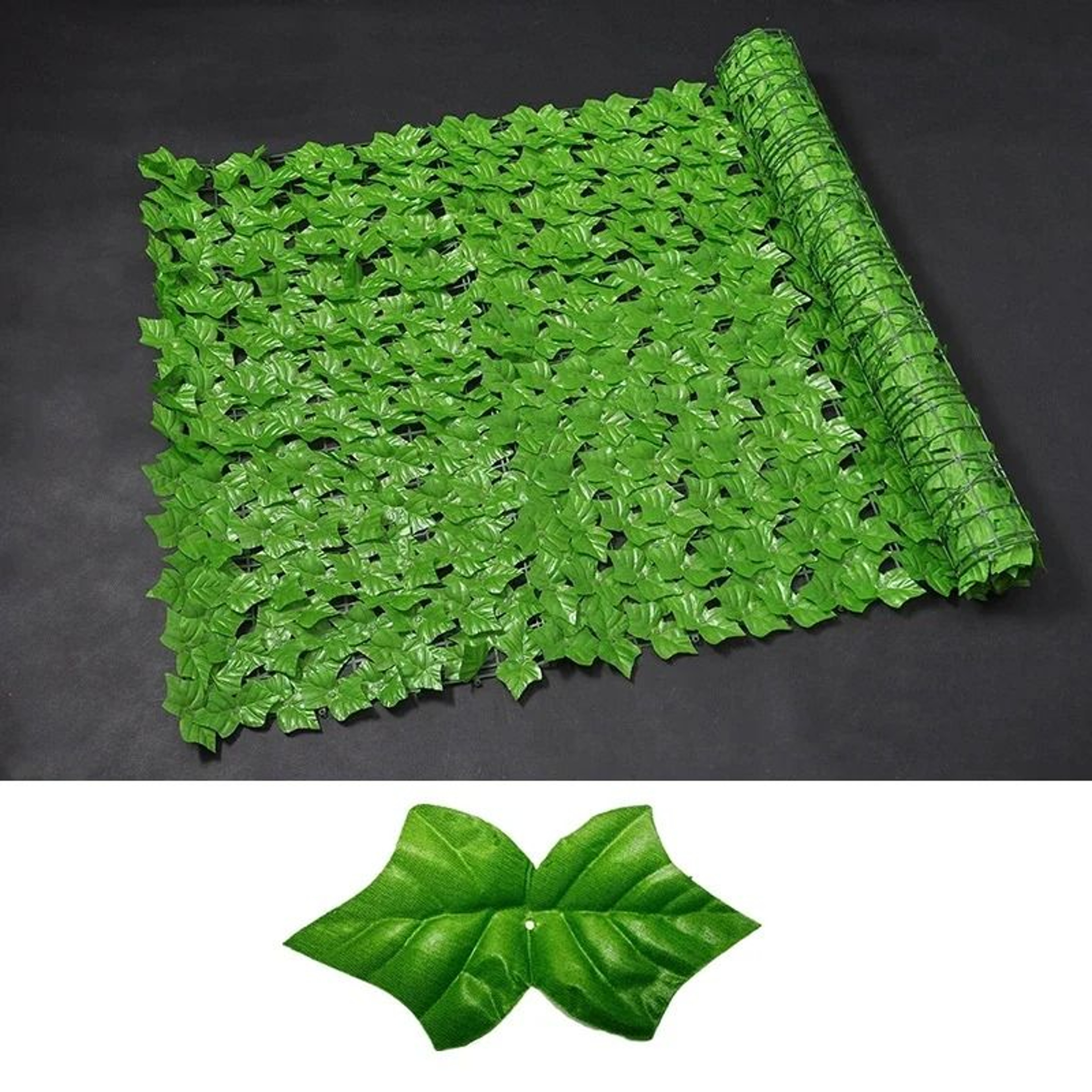 Artificial Ivy Privacy Fence  HighDefinition Apple Leaf Vertical Garden Screen 18
