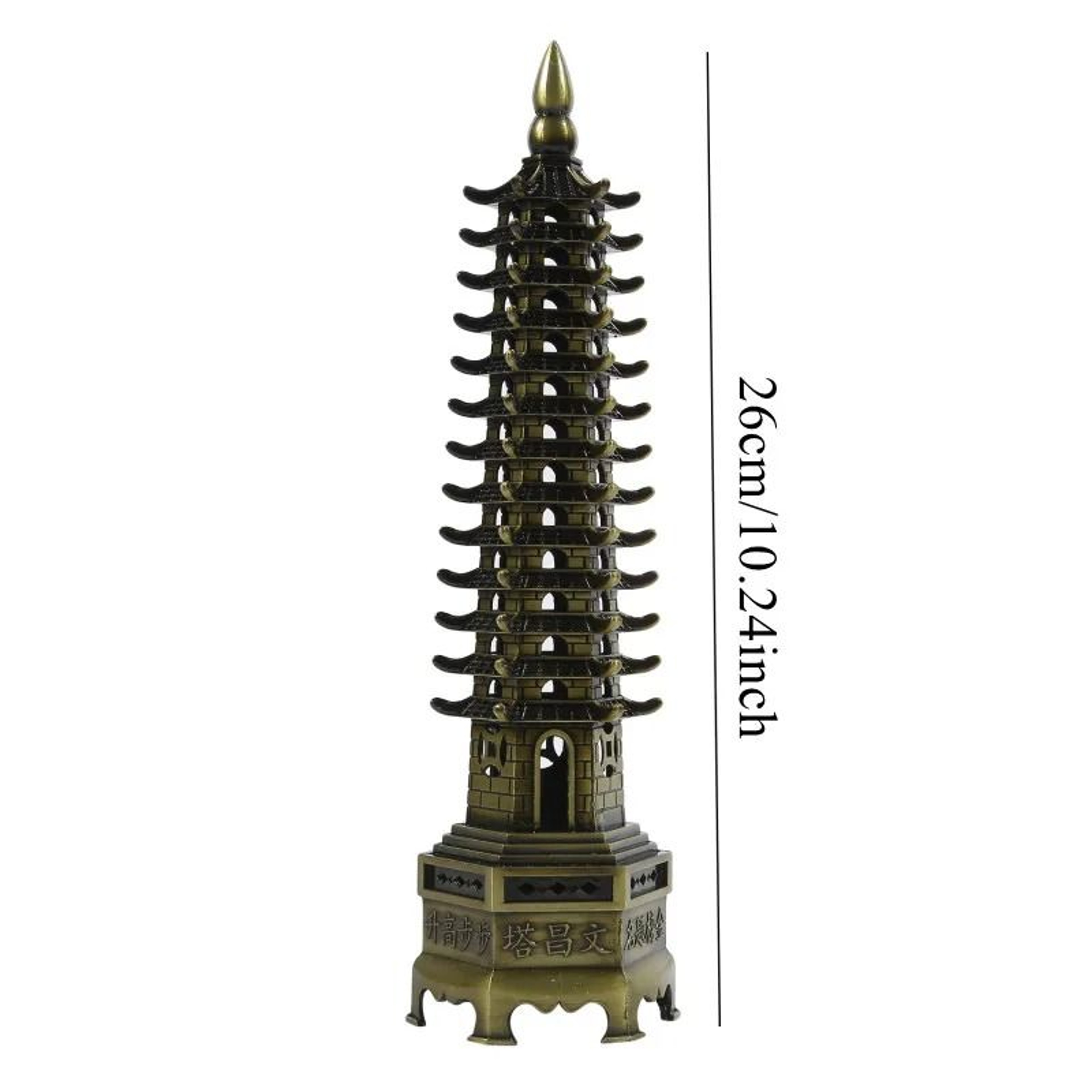 Architectural Narrative Sculpture  HighDefinition Wenchang Pagoda Ornament 10