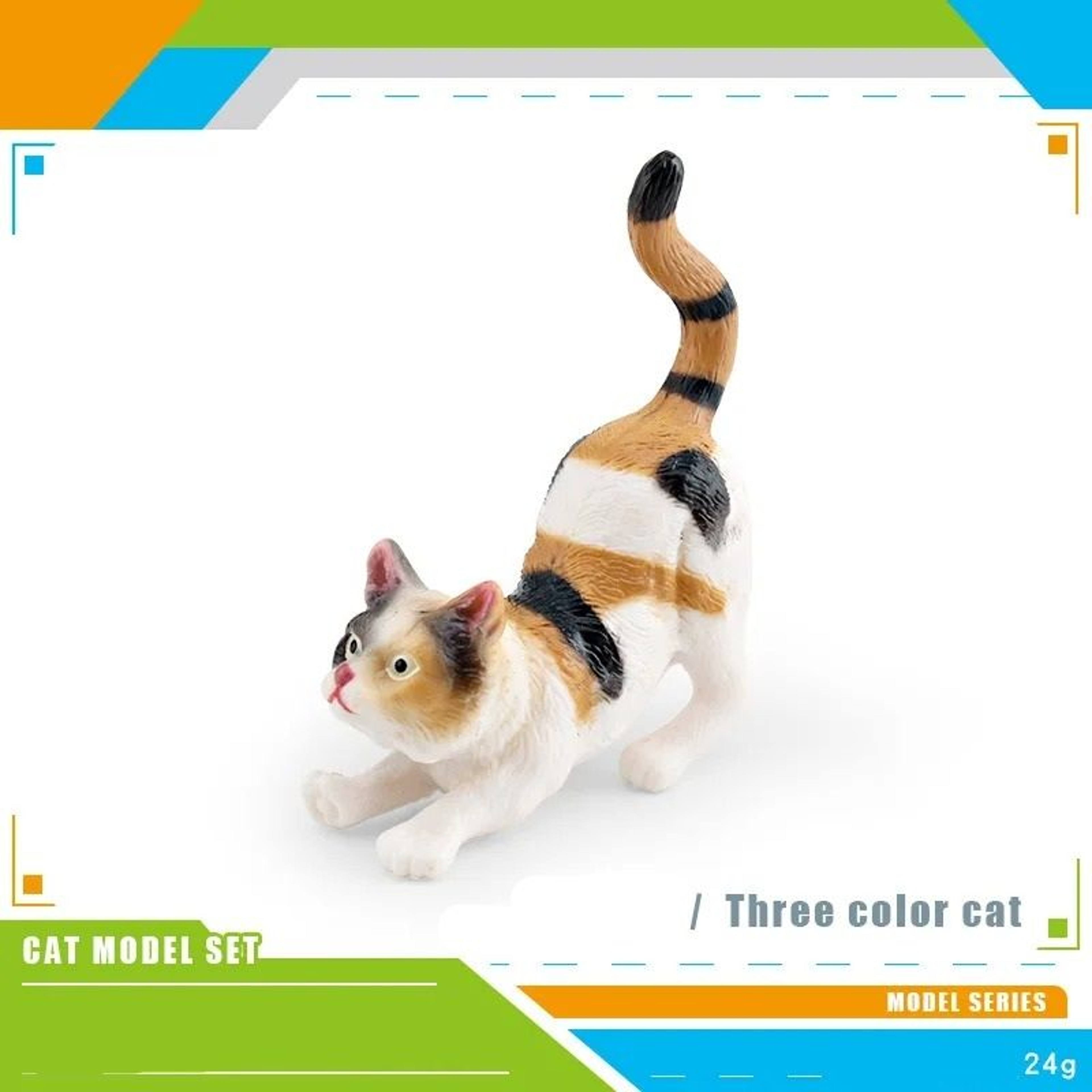 Feline Narrative Sculpture  HighDefinition Lying Orange Cat Architectural Ornament 8