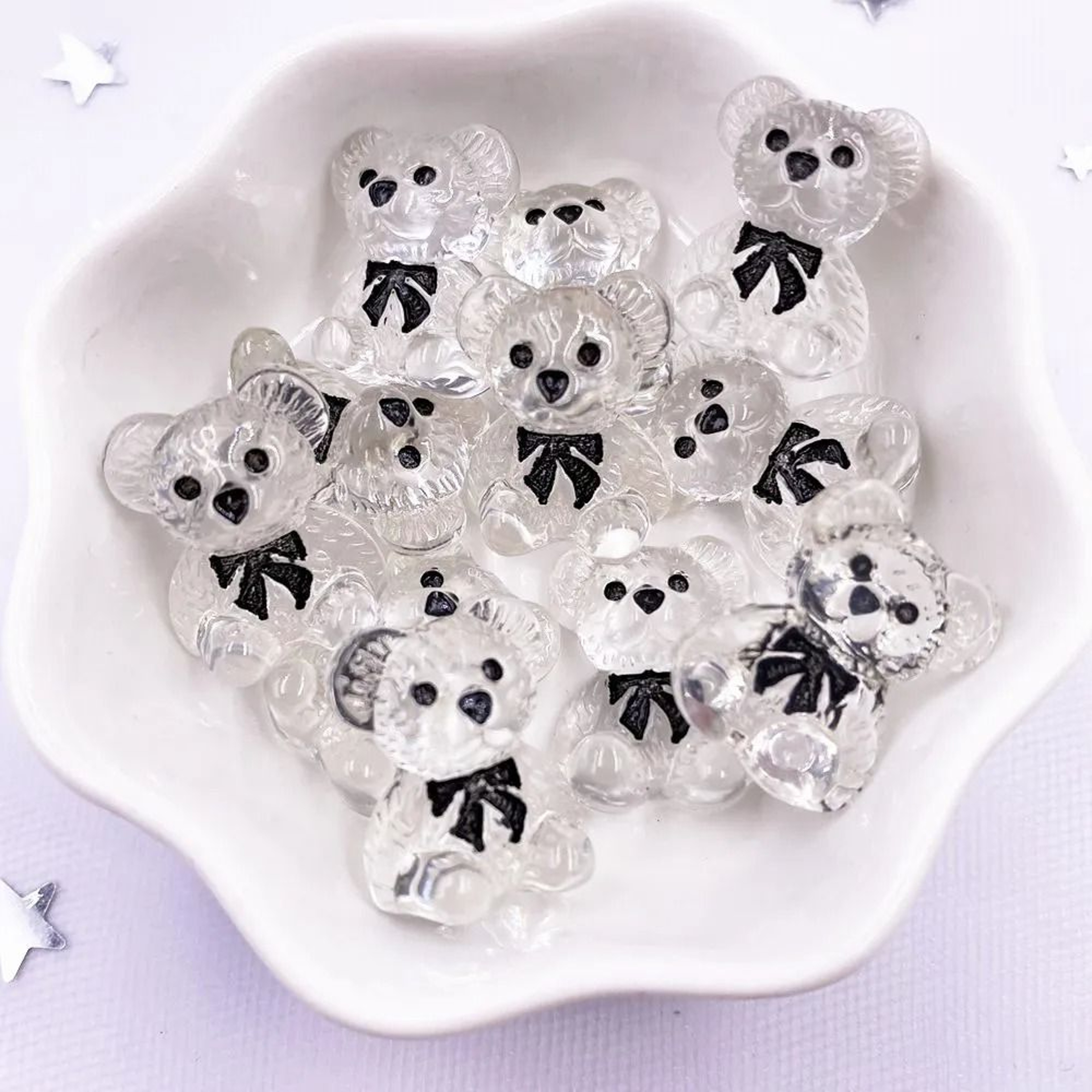 Miniature Narrative Sculpture  HighDefinition Kawaii Bear Architectural Ornament 8