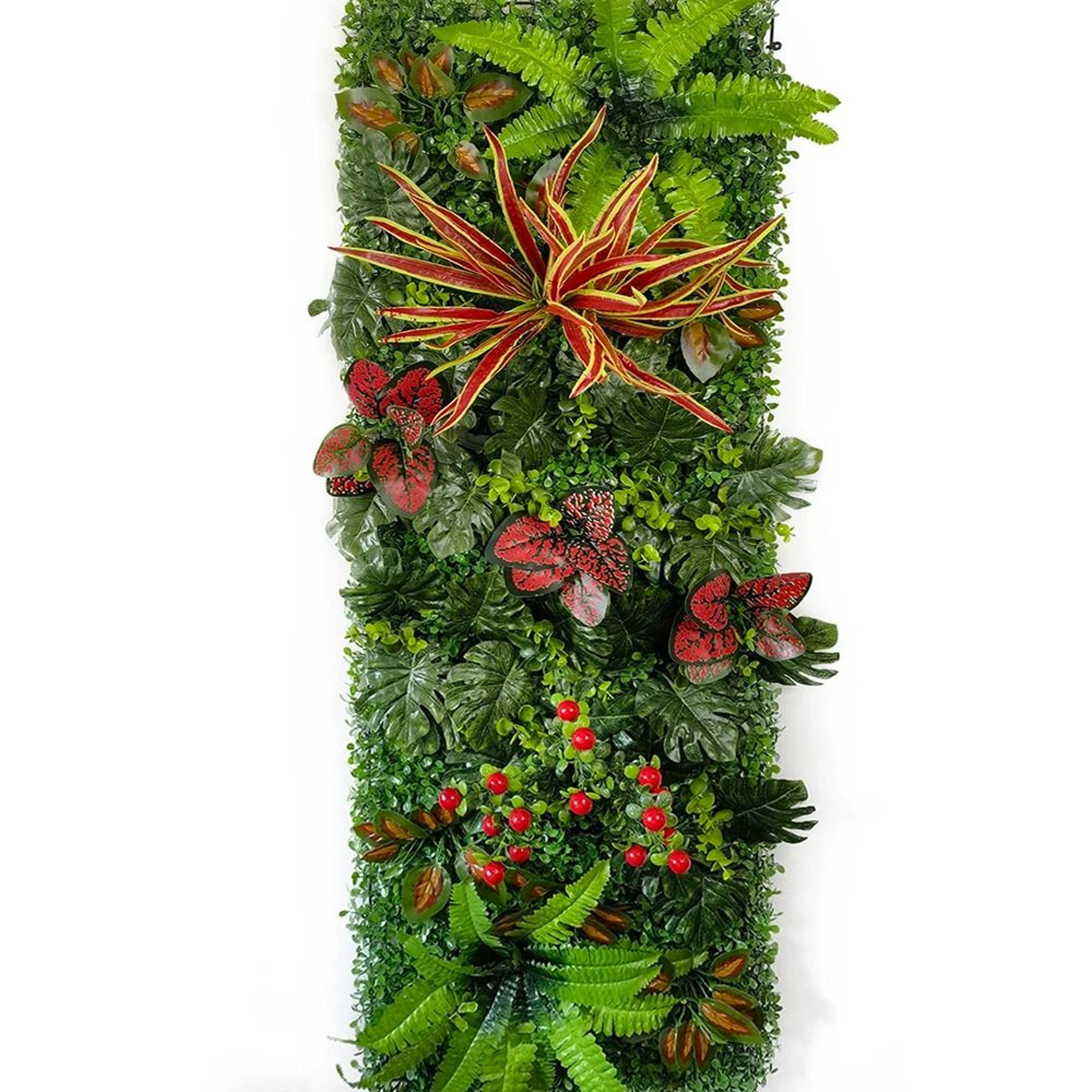 Artificial Boxwood Hedge Panel  16x47 In Realistic Grass Wall Backdrop  Faux Greenery For Home Offi 16