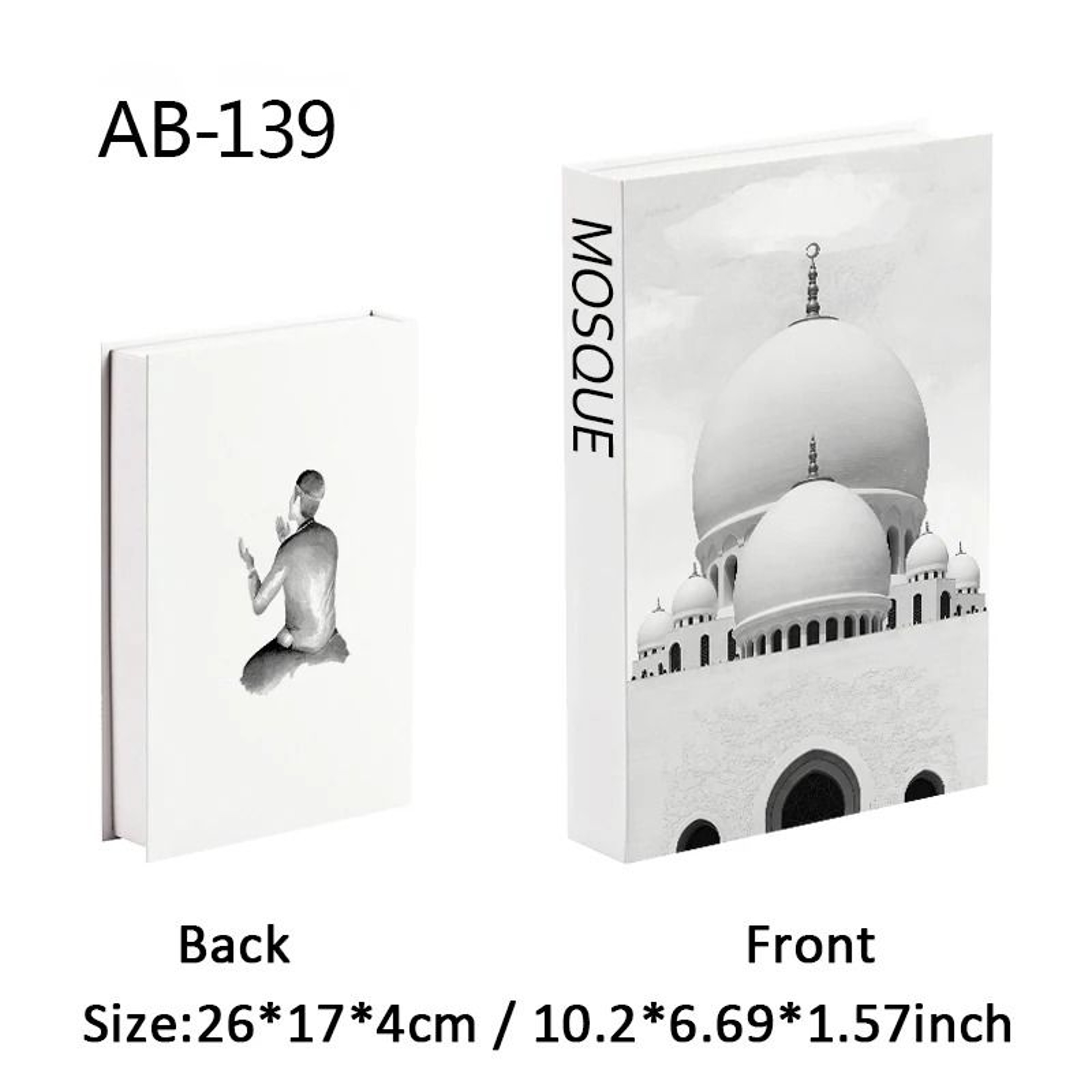 Islamic Mosque  Kaaba Decorative Book  Luxury Simulation Storage Box  Modern Coffee Table Interior  10