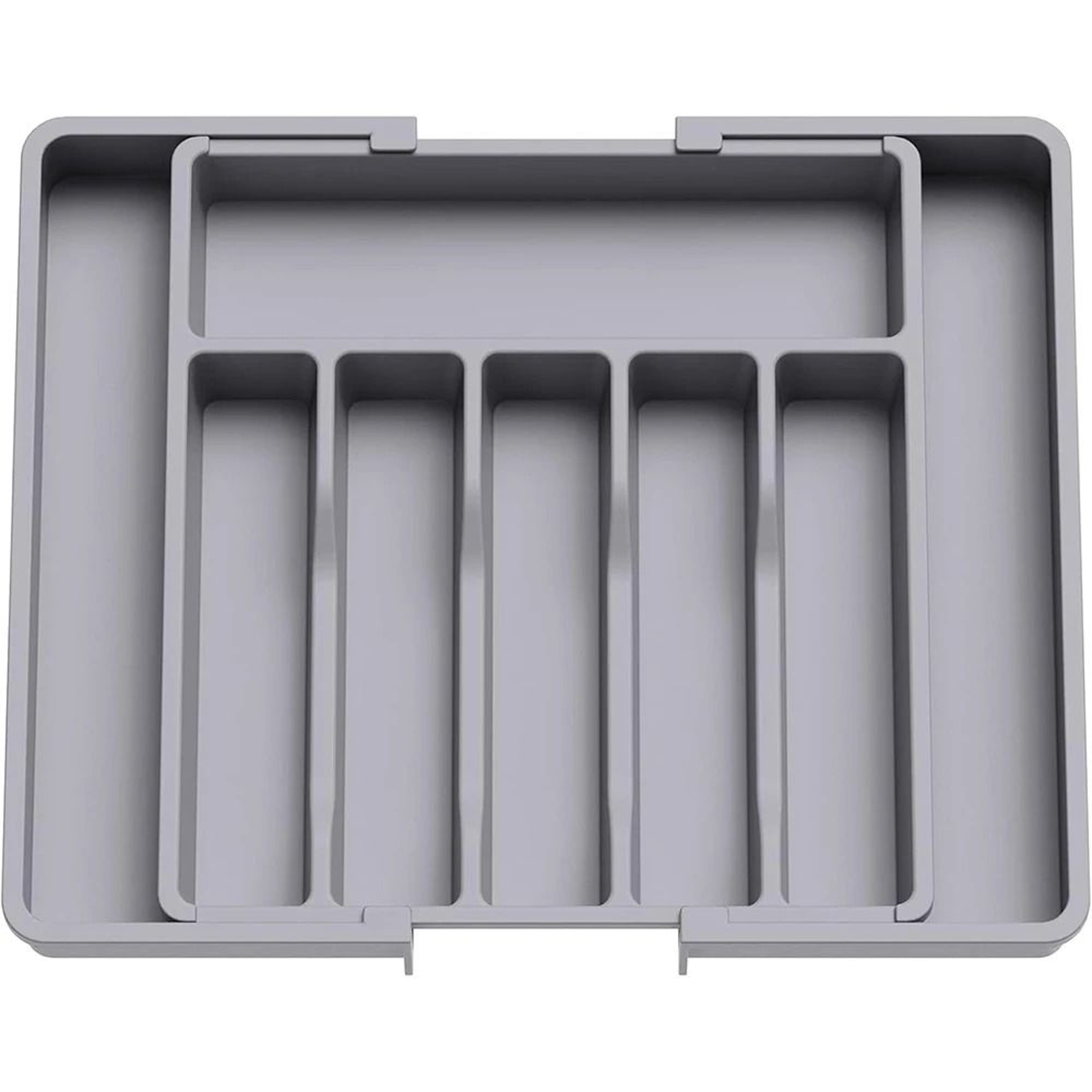 Expandable Silverware Utensil Tray  Adjustable Kitchen Drawer Organizer  Retractable Flatware  Cutl 9