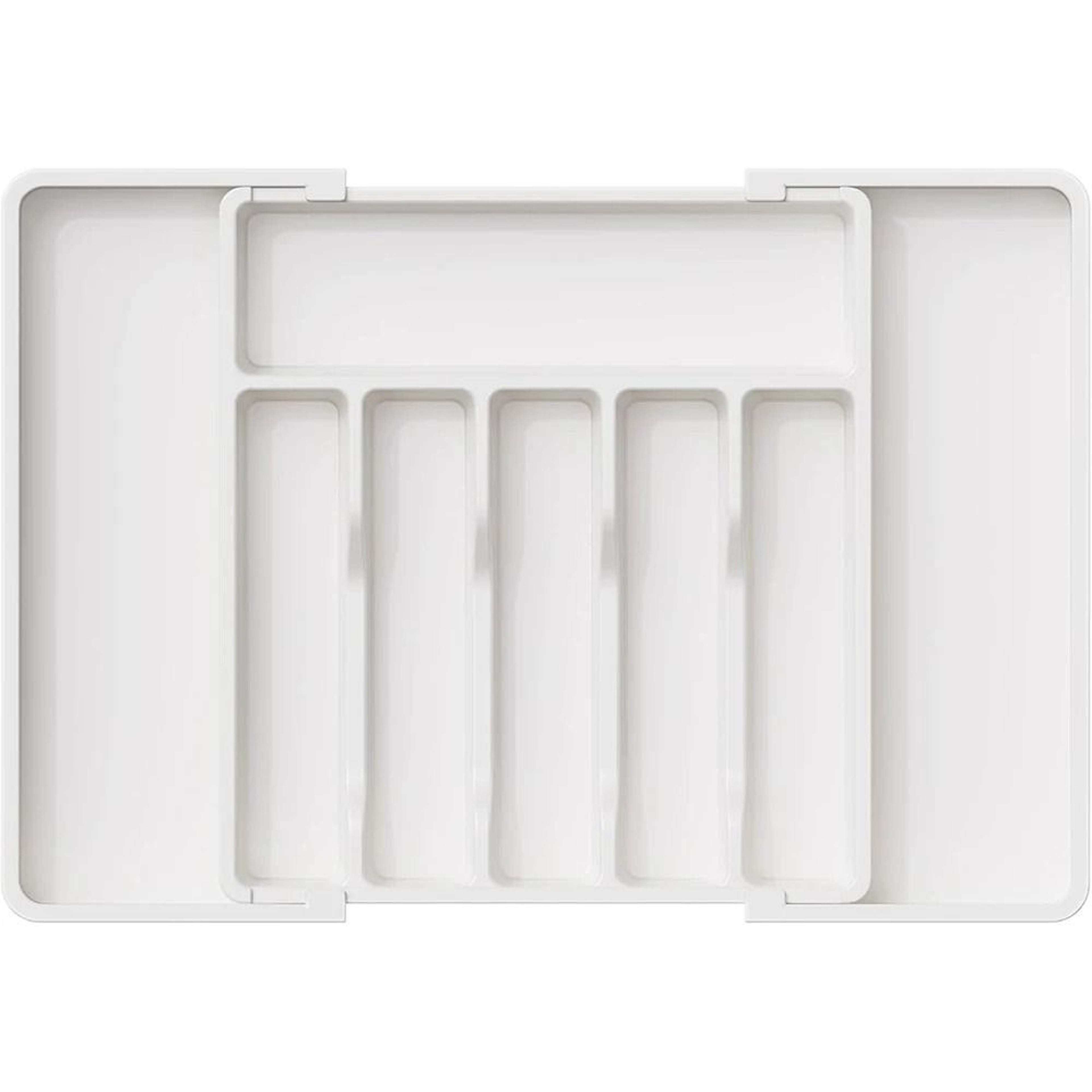 Expandable Silverware Utensil Tray  Adjustable Kitchen Drawer Organizer  Retractable Flatware  Cutl 8