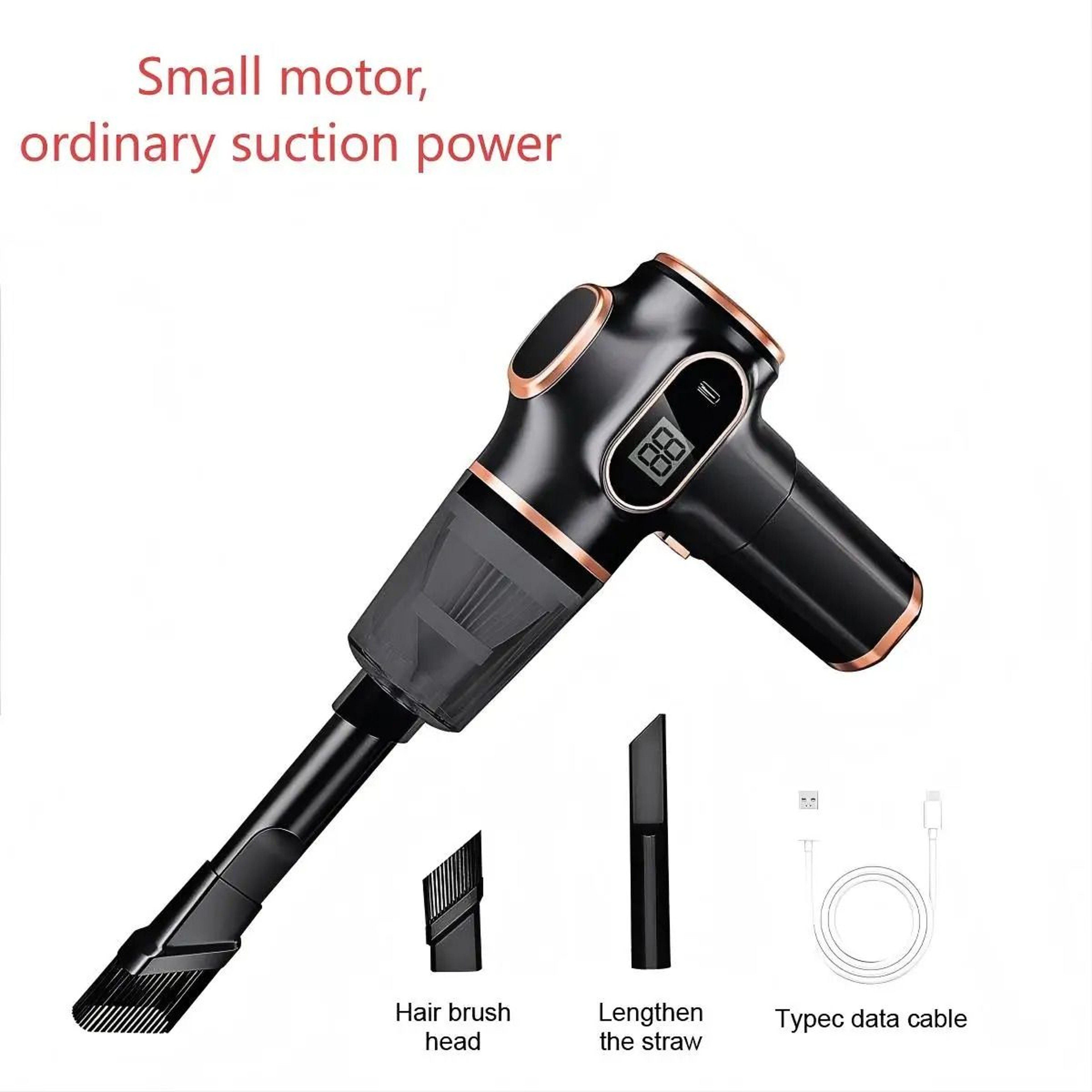 Wireless HighPower ABS Vacuum  Portable Cleaning Machine For Car Sofa Office  Carpets  Pet Hair Spe 7
