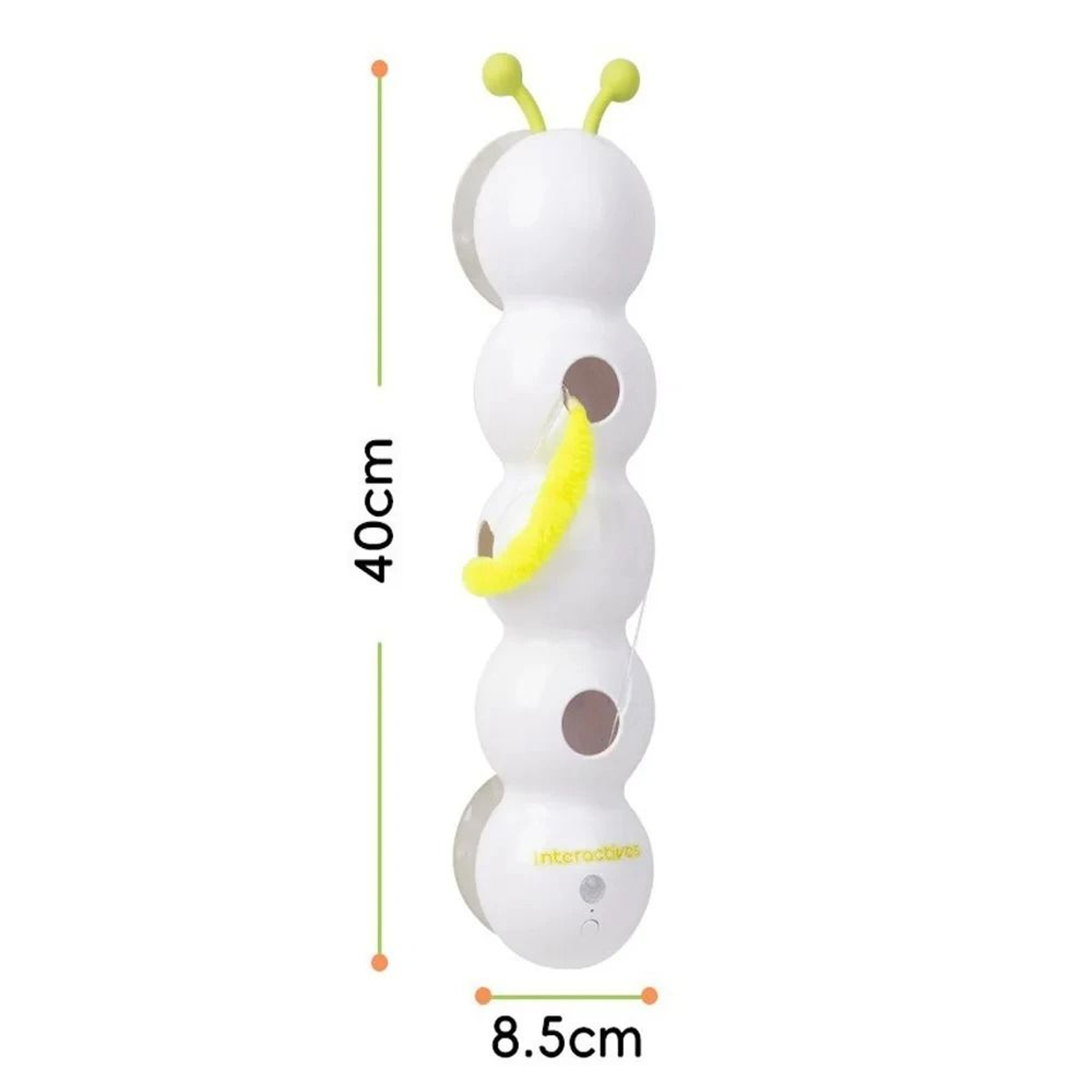 Interactive Caterpillar Cat Toy  MotionActivated WhackAWorm  Rechargeable Automatic Teaser With Sen 2