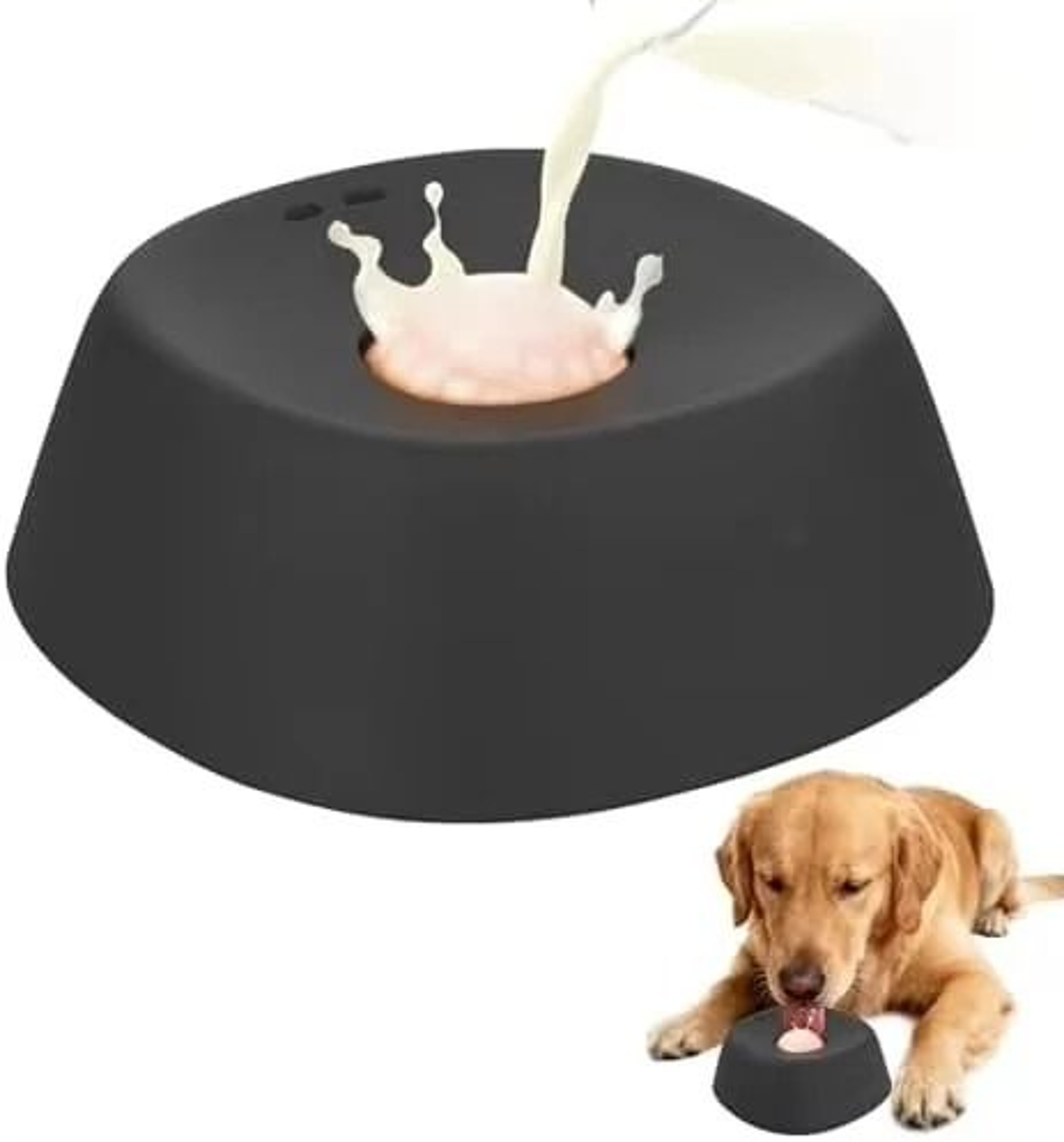 AntiChoking Slow Feeder Dog Bowl  075 Cup NonSlip Lick Toy  Professional Liquid Treat  Health Guard 6