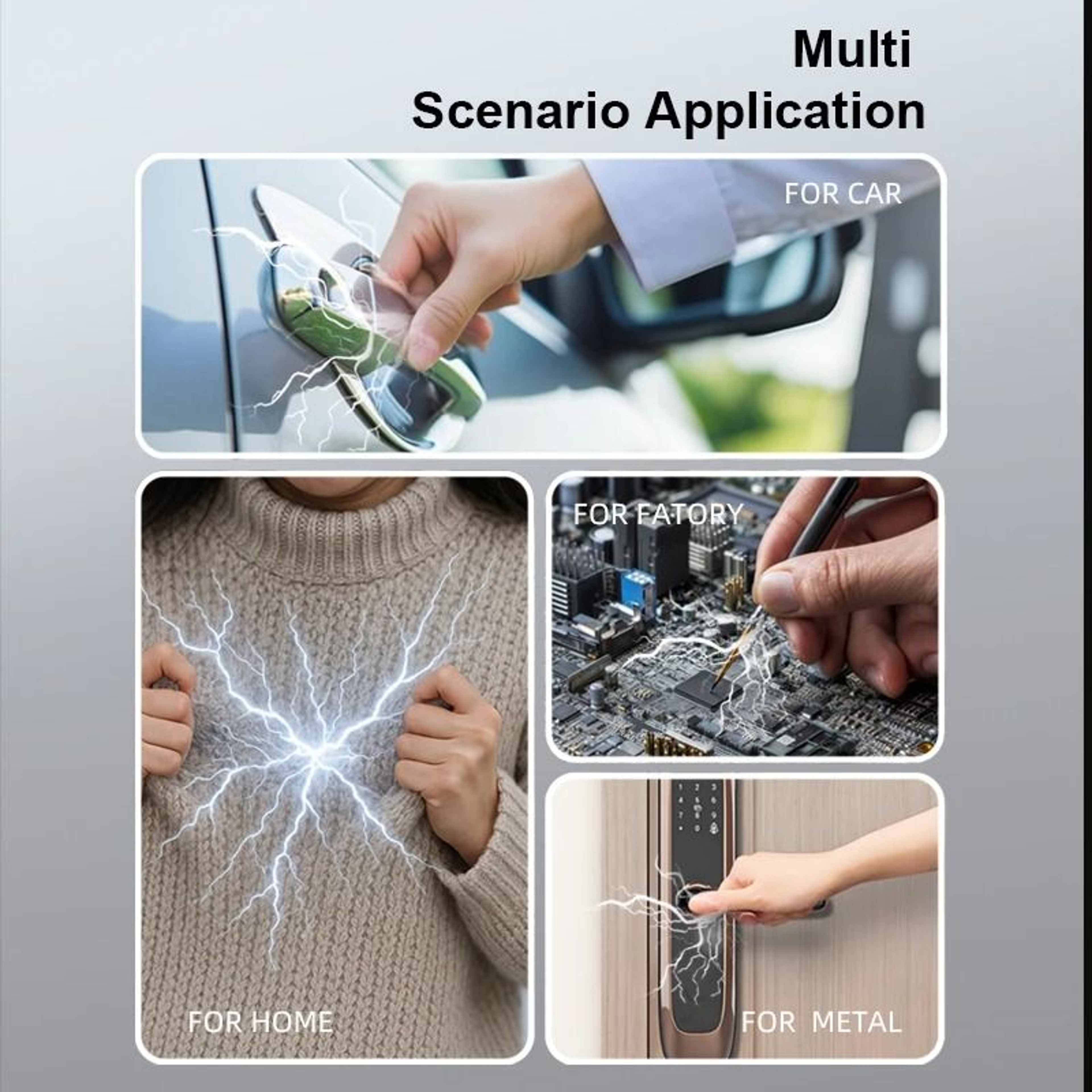 AntiStatic Wrist Band  Key Ring  Electrostatic Remover For Vehicles  Personal Use  Winter Safety Br 3