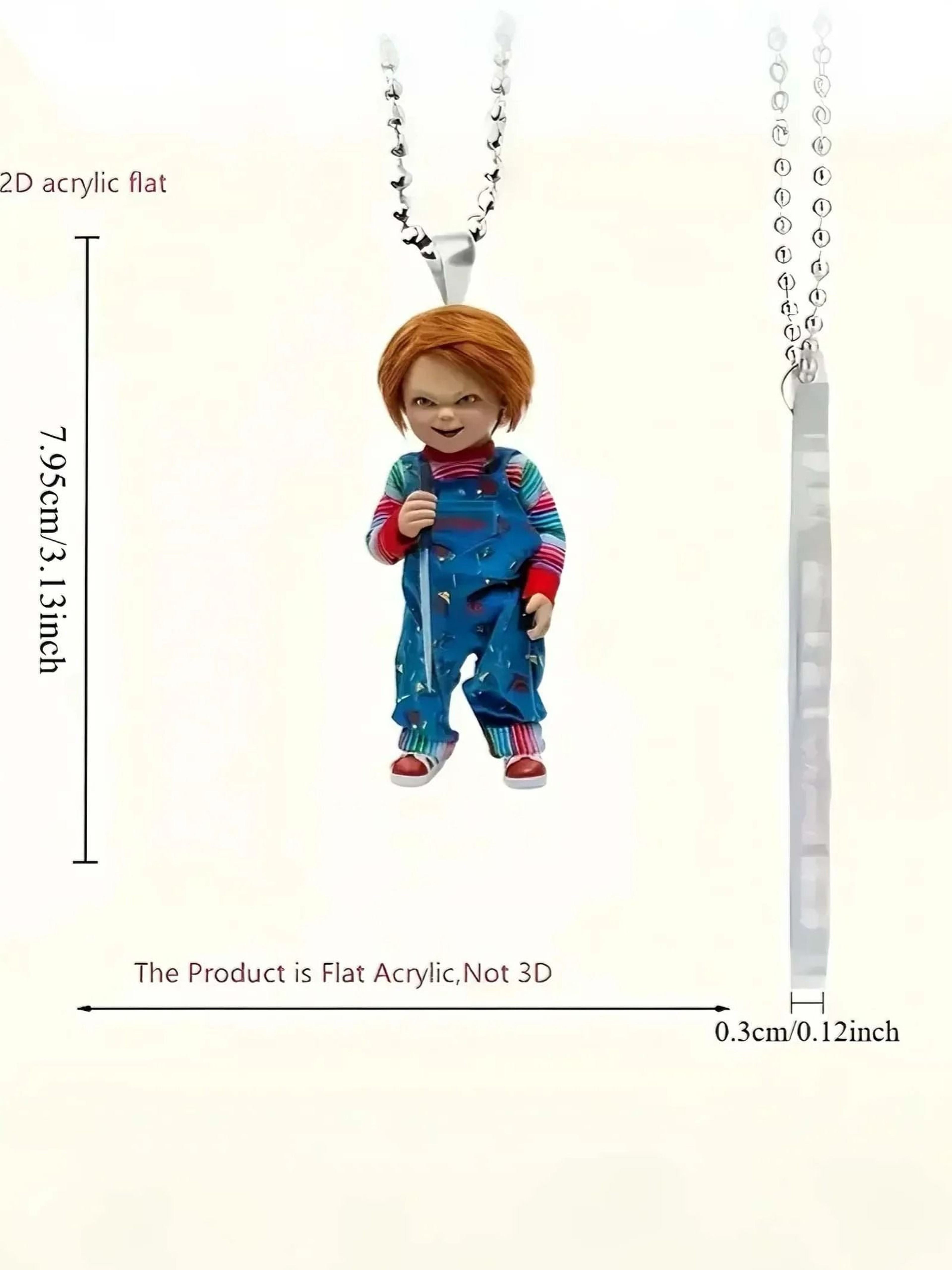 2D Jungle Halloween Keychain  Acrylic Visual Interface  HighYield Peripheral Interaction Hub 5
