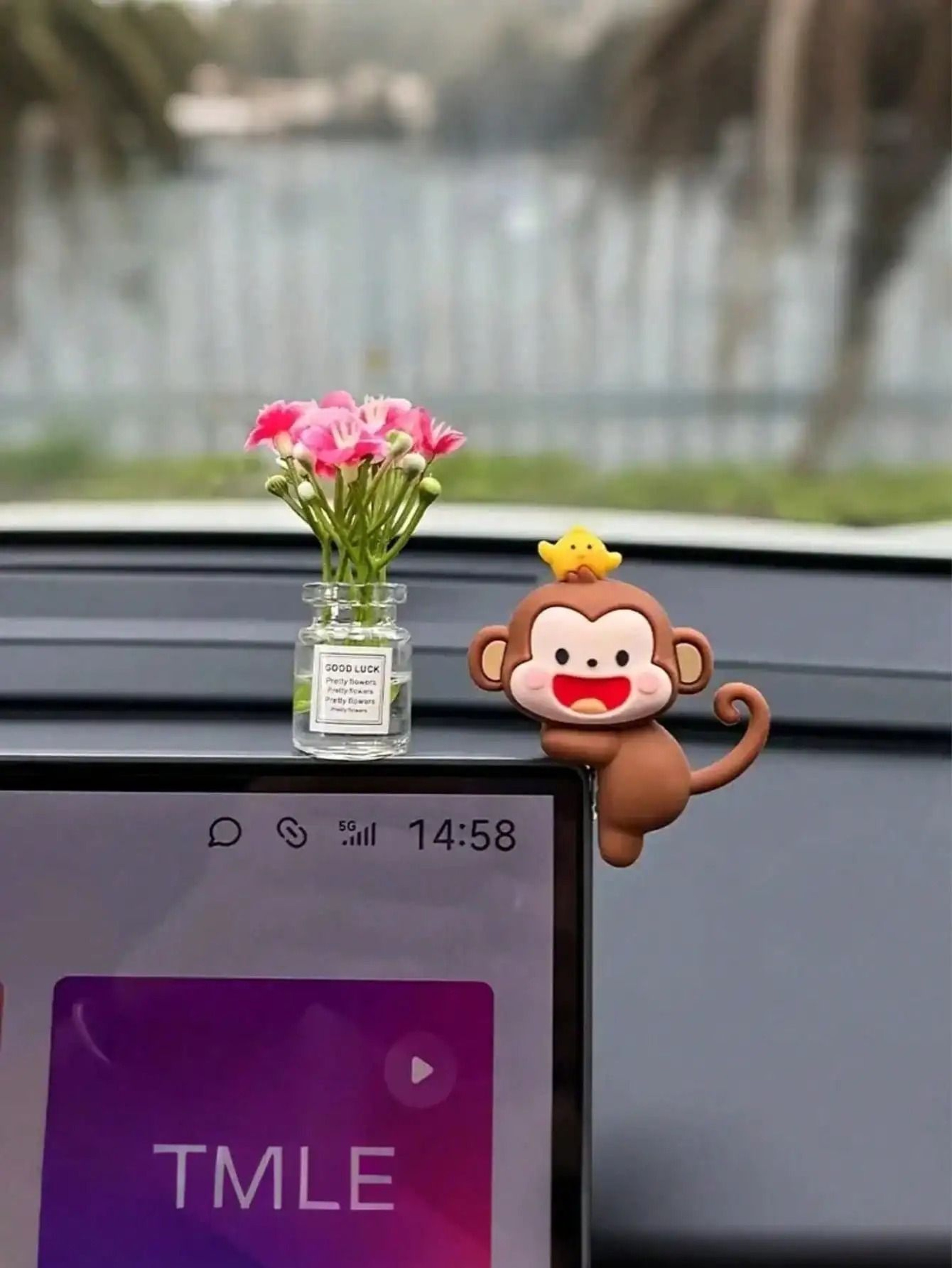 Adorable Mini Monkey Car Ornament 6