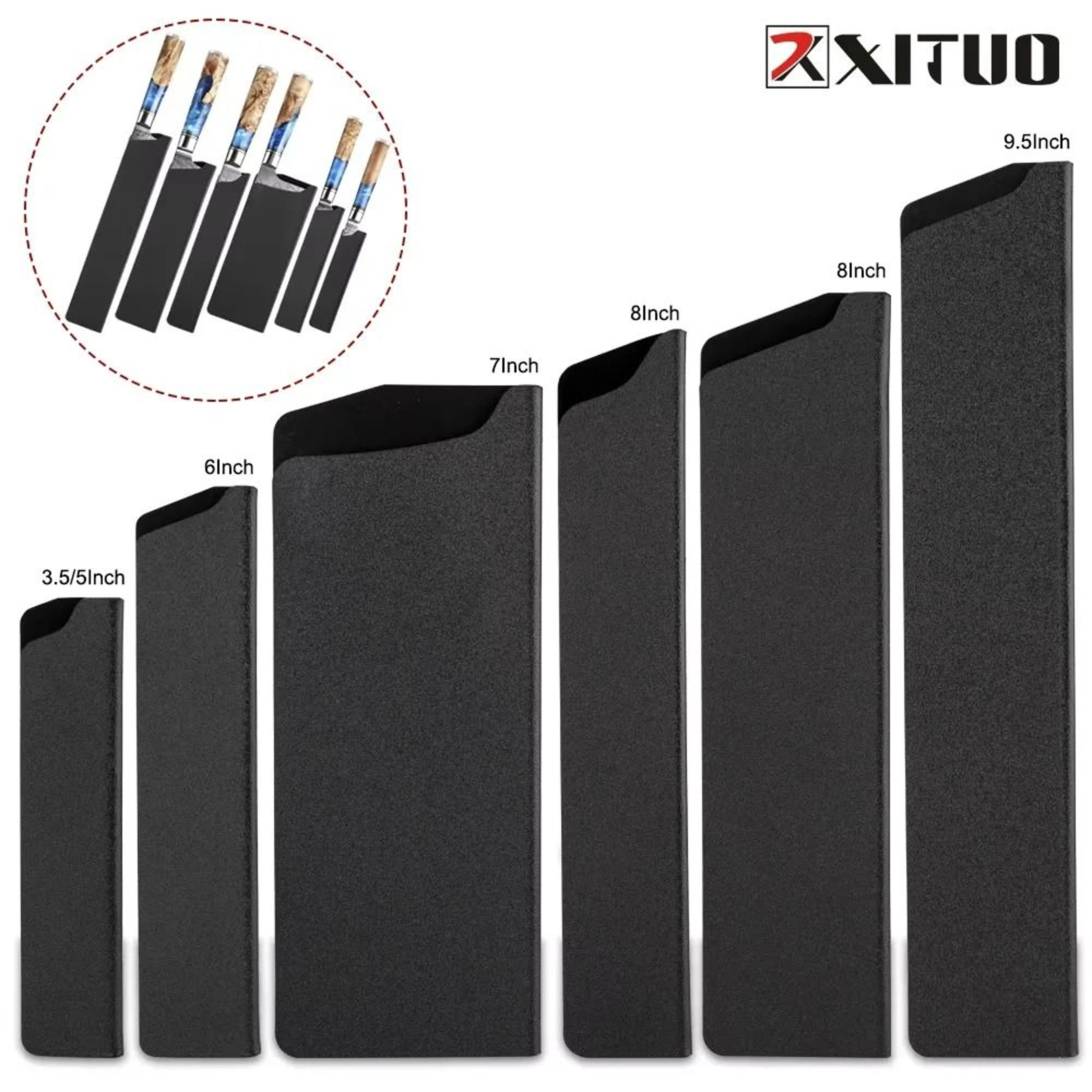 Structural Blade Management System  PrecisionFit Universal Kitchen Knife Sheath  Safety Guard 1
