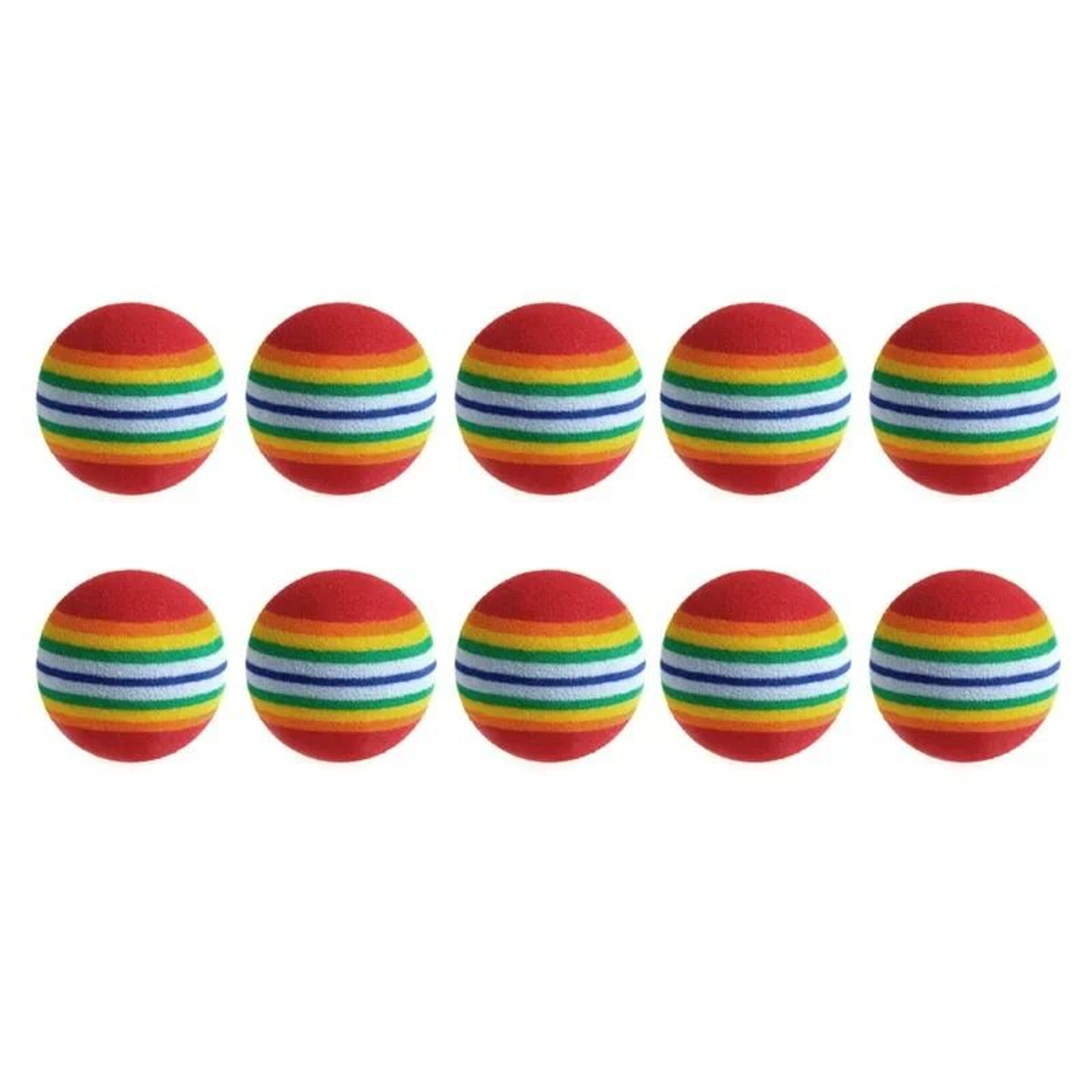10Piece Rainbow EVA Foam Interactive Cat Balls 3