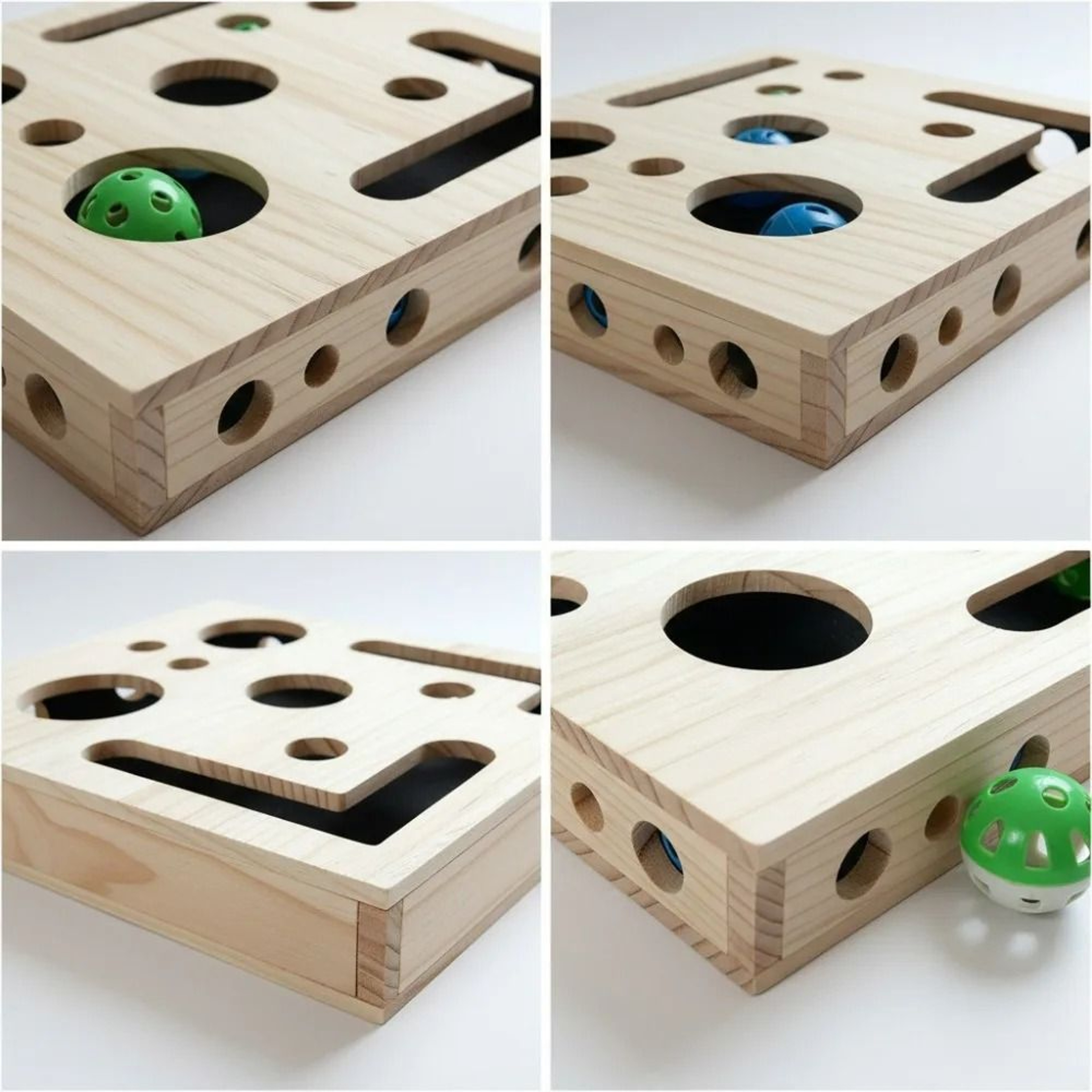 Interactive Cat Nail File Box  Maze Tunnel With Bell Ball 5