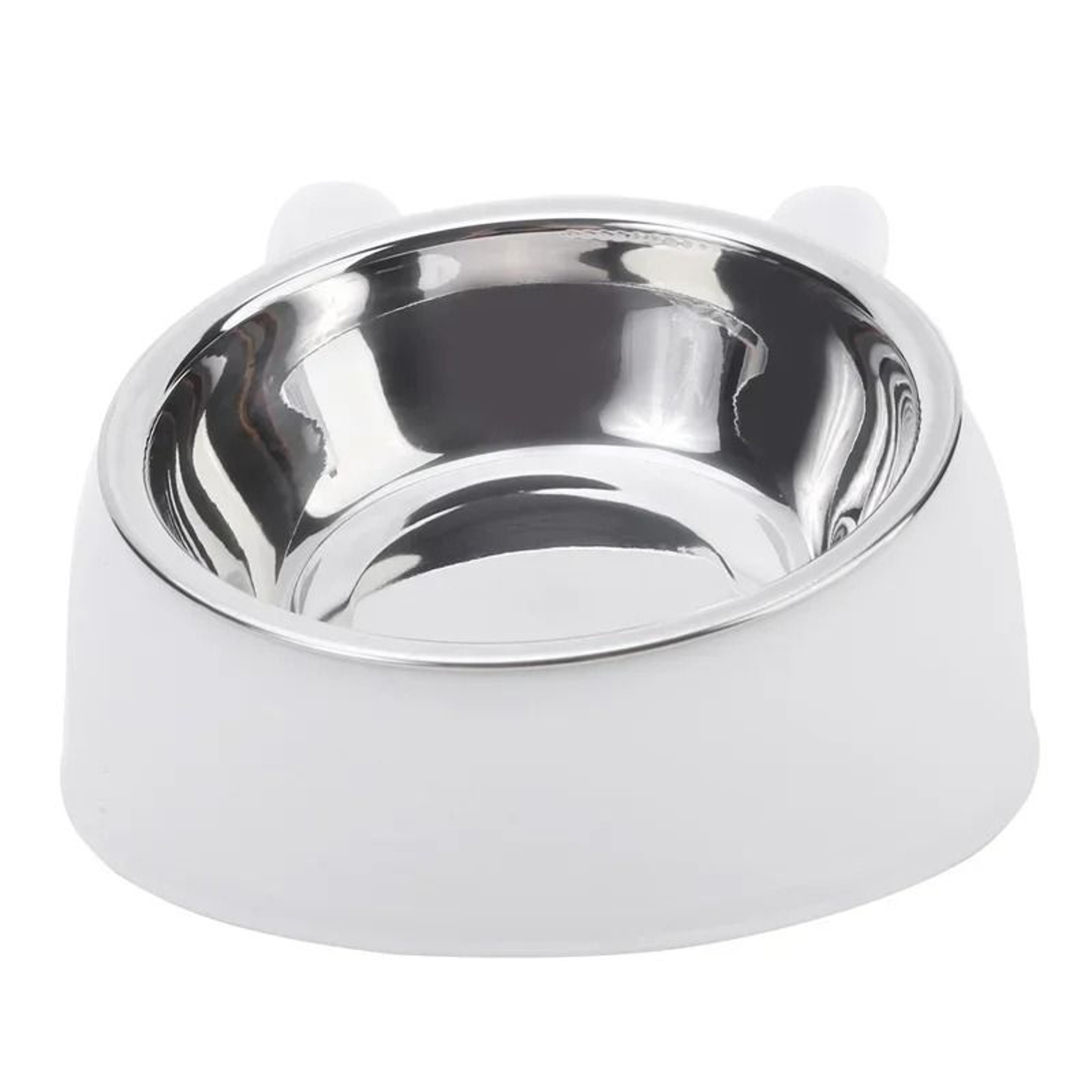 Ergonomic Inclined Stainless Steel Pet Feeding Bowl 7