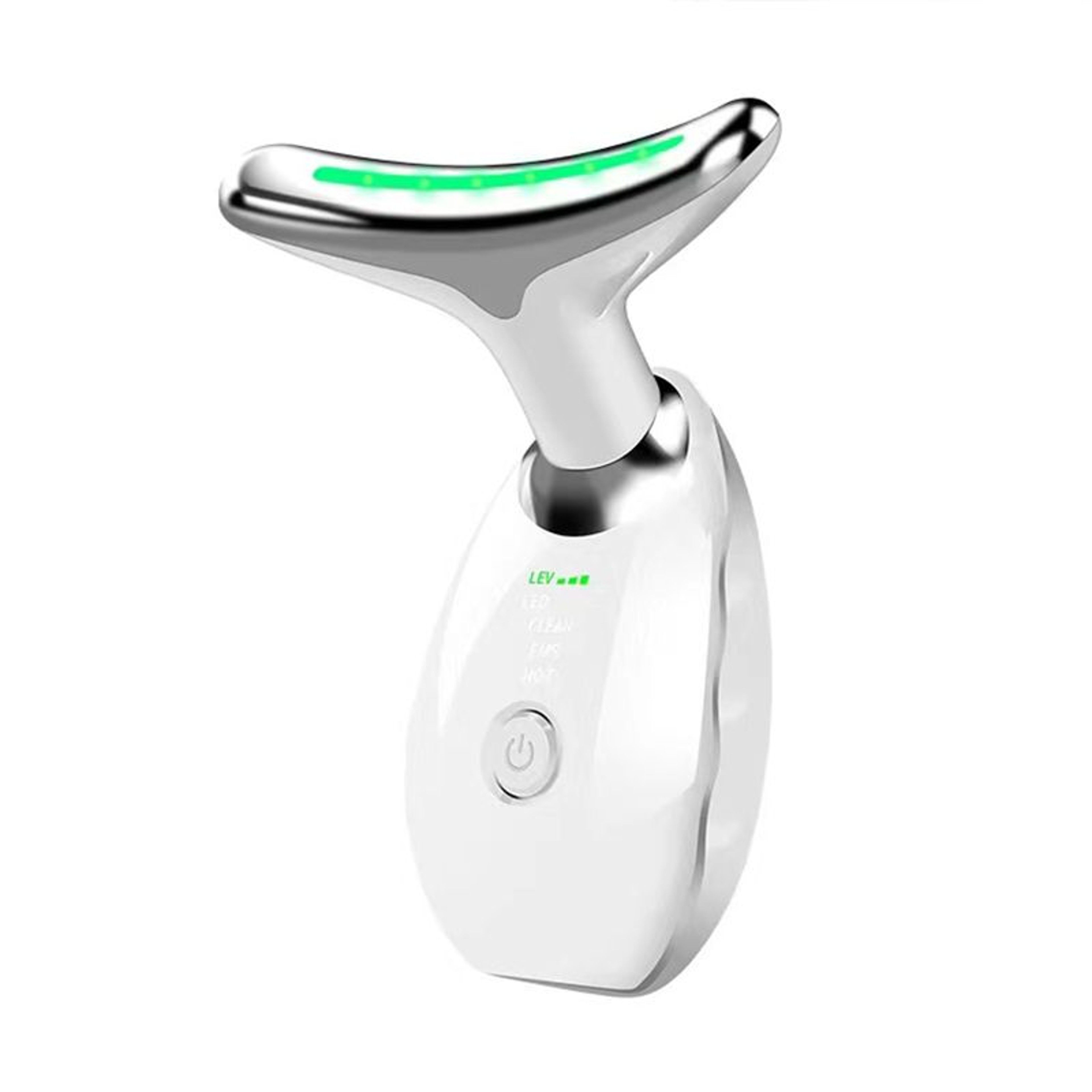 7 LED Color Neck And Face Massager Portable Beauty Device With Vibration And USB Charging 6