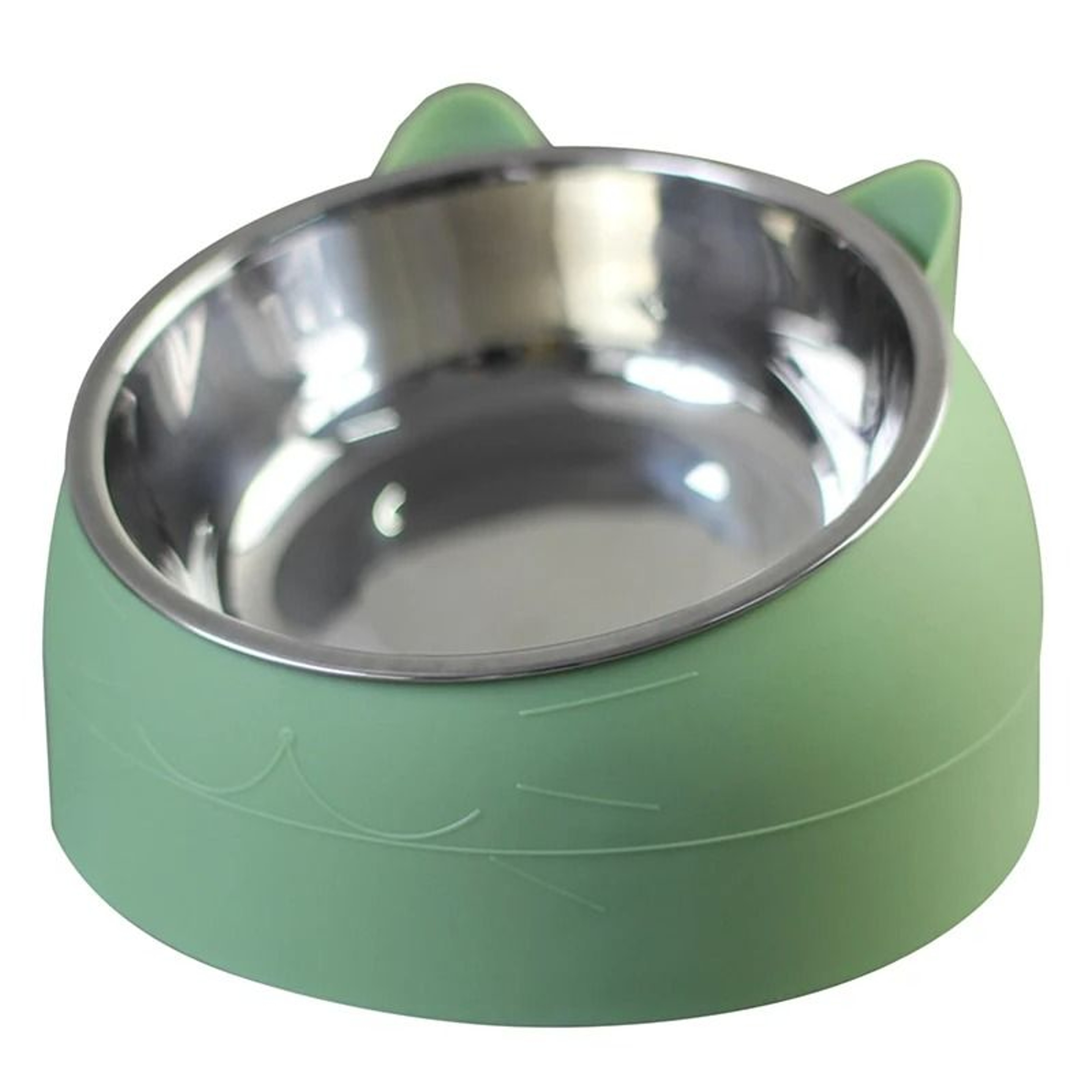 15Degree Tilted Stainless Steel Cat Bowl 8
