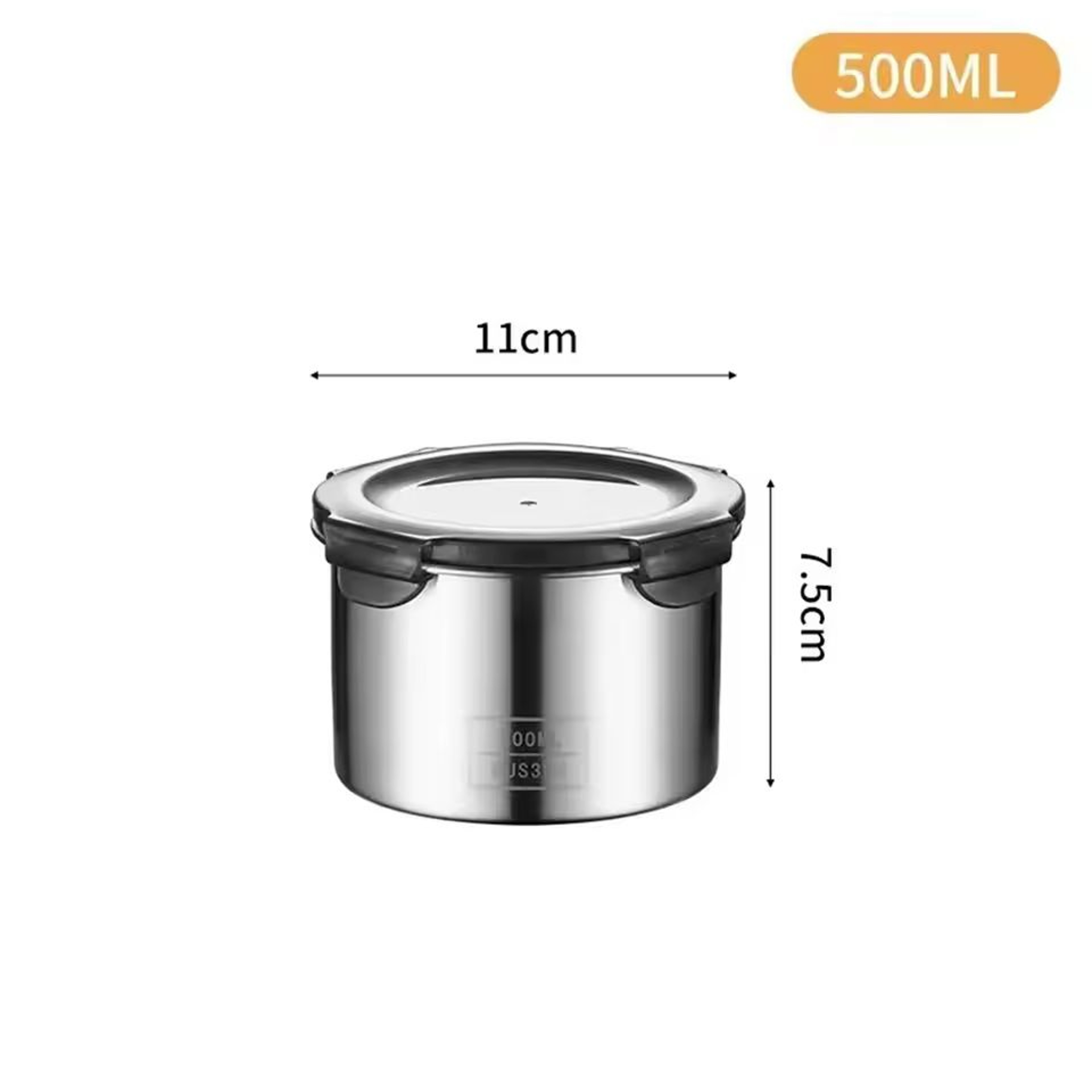 Premium Stainless Steel VacuumSealed Food Storage Canister 4