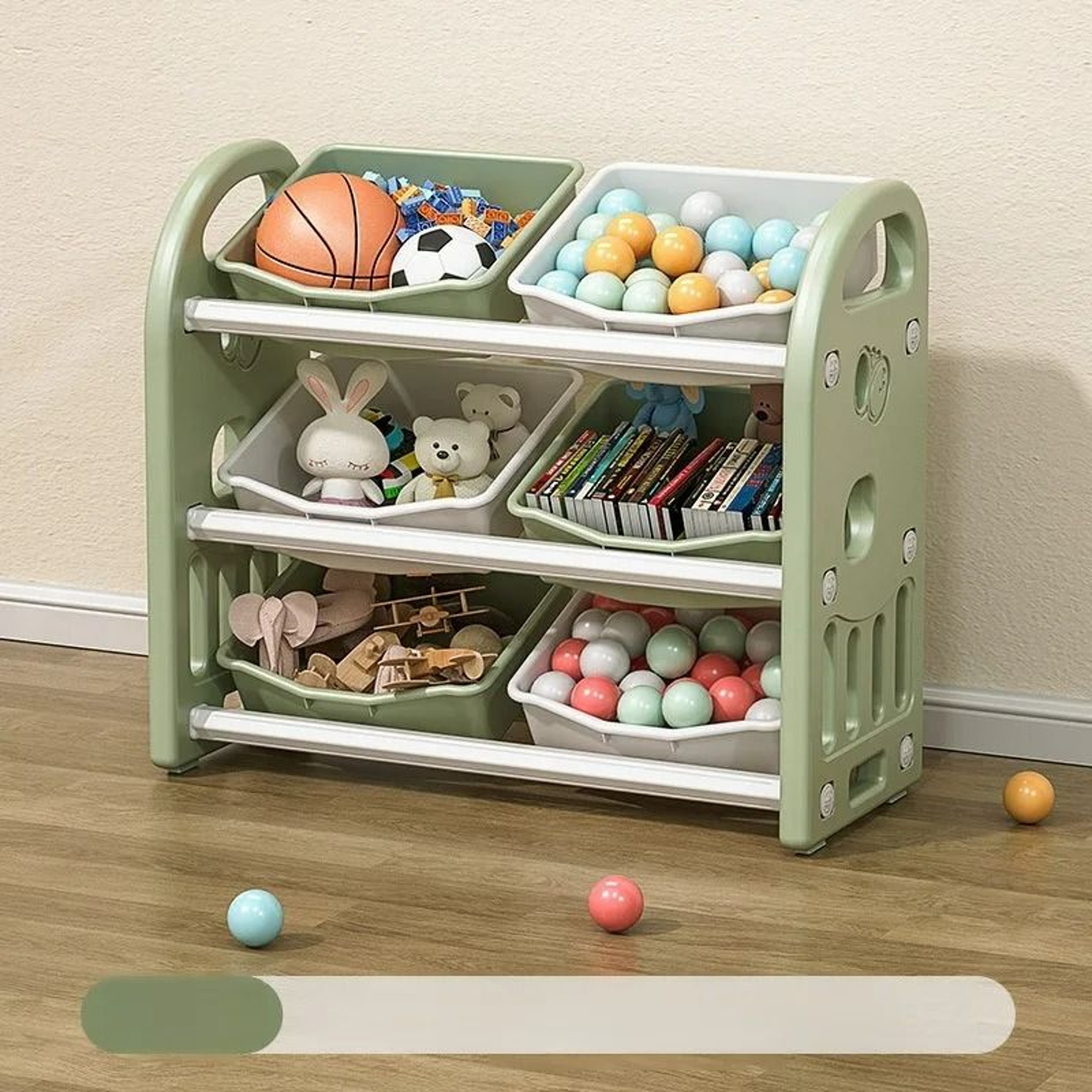 HighCapacity MultiFunctional Baby Toy And Nursery Storage Cabinet 7