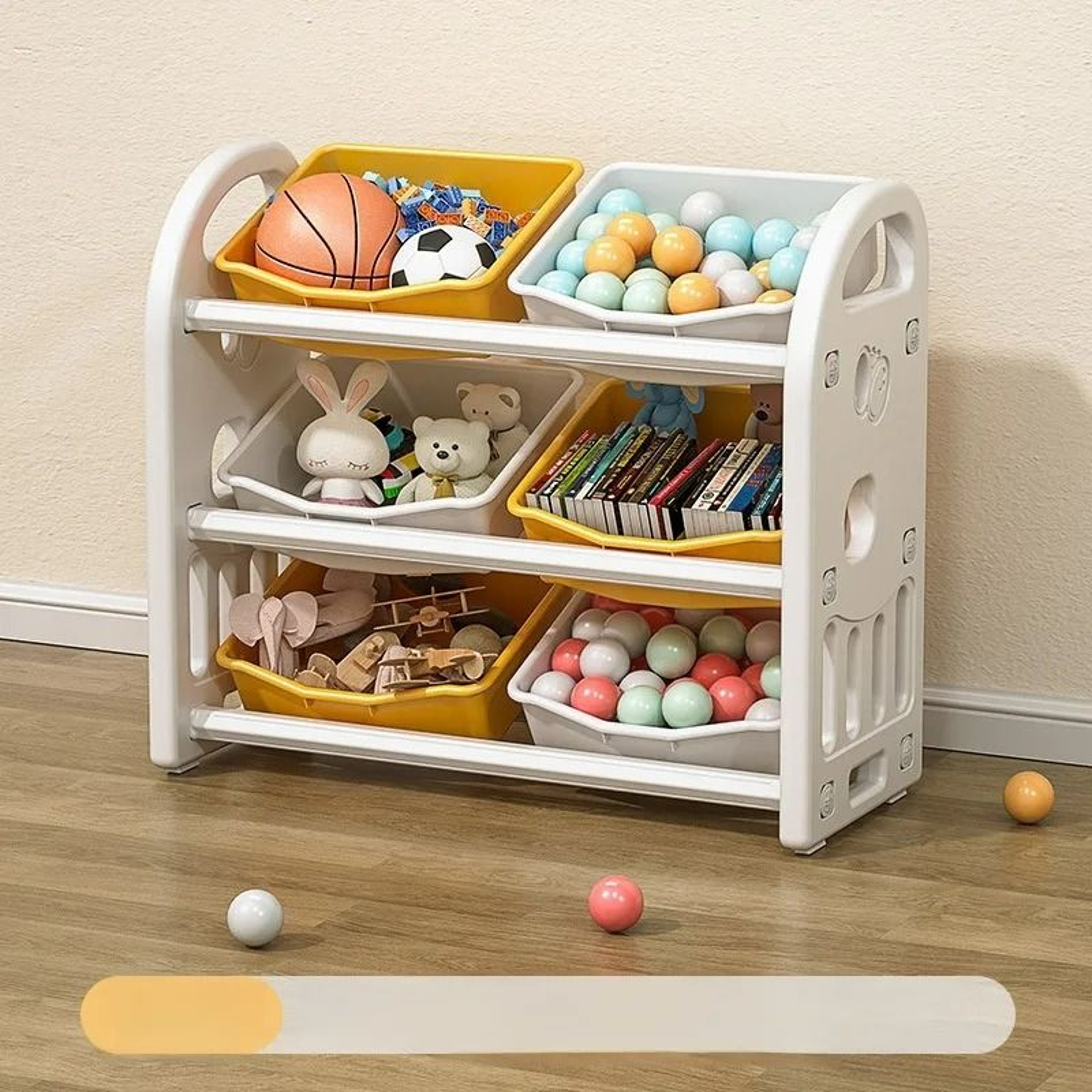 HighCapacity MultiFunctional Baby Toy And Nursery Storage Cabinet 8