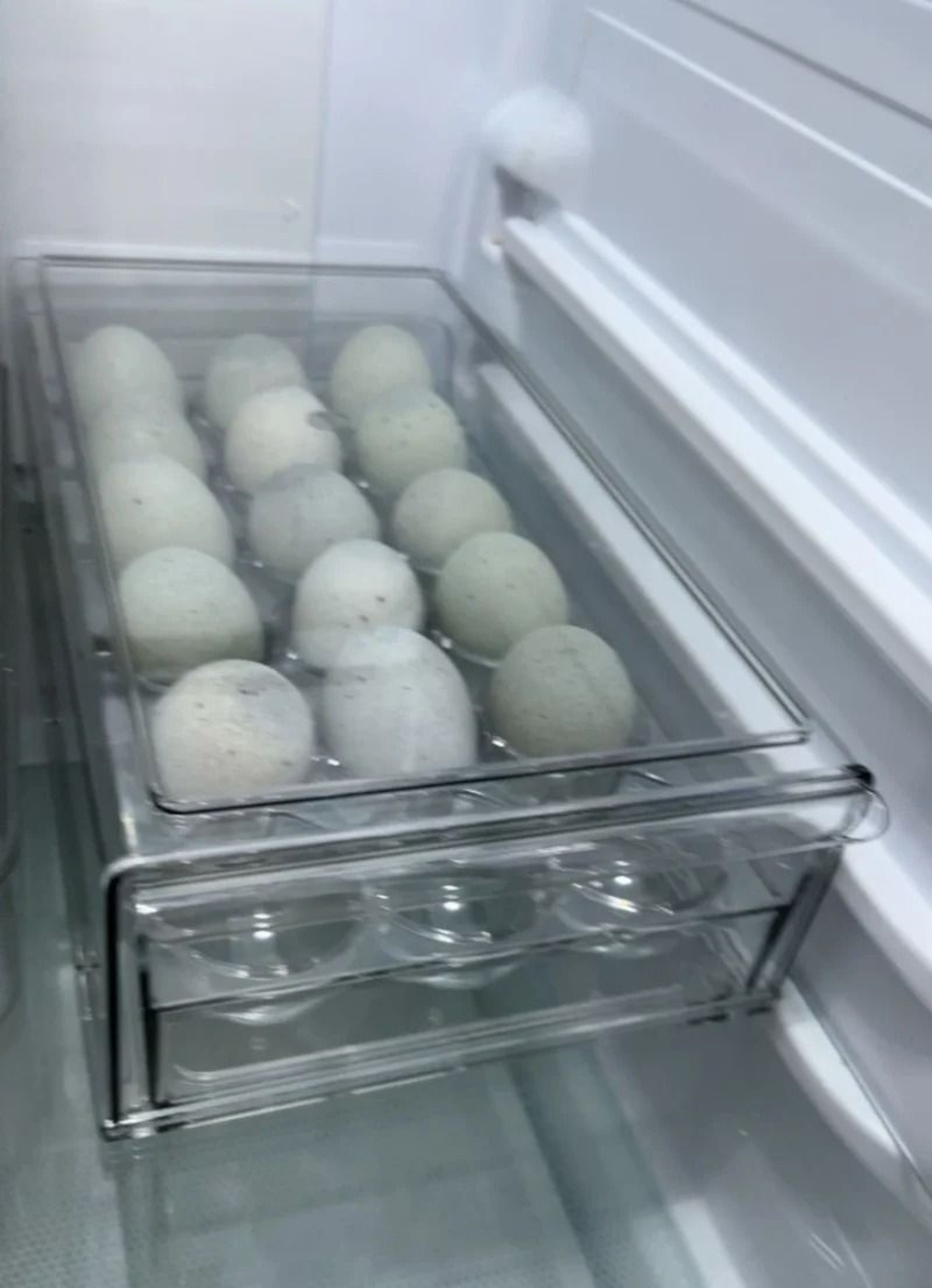 DrawerType Stackable Egg Box And FreshKeeping Fridge Organizer 6