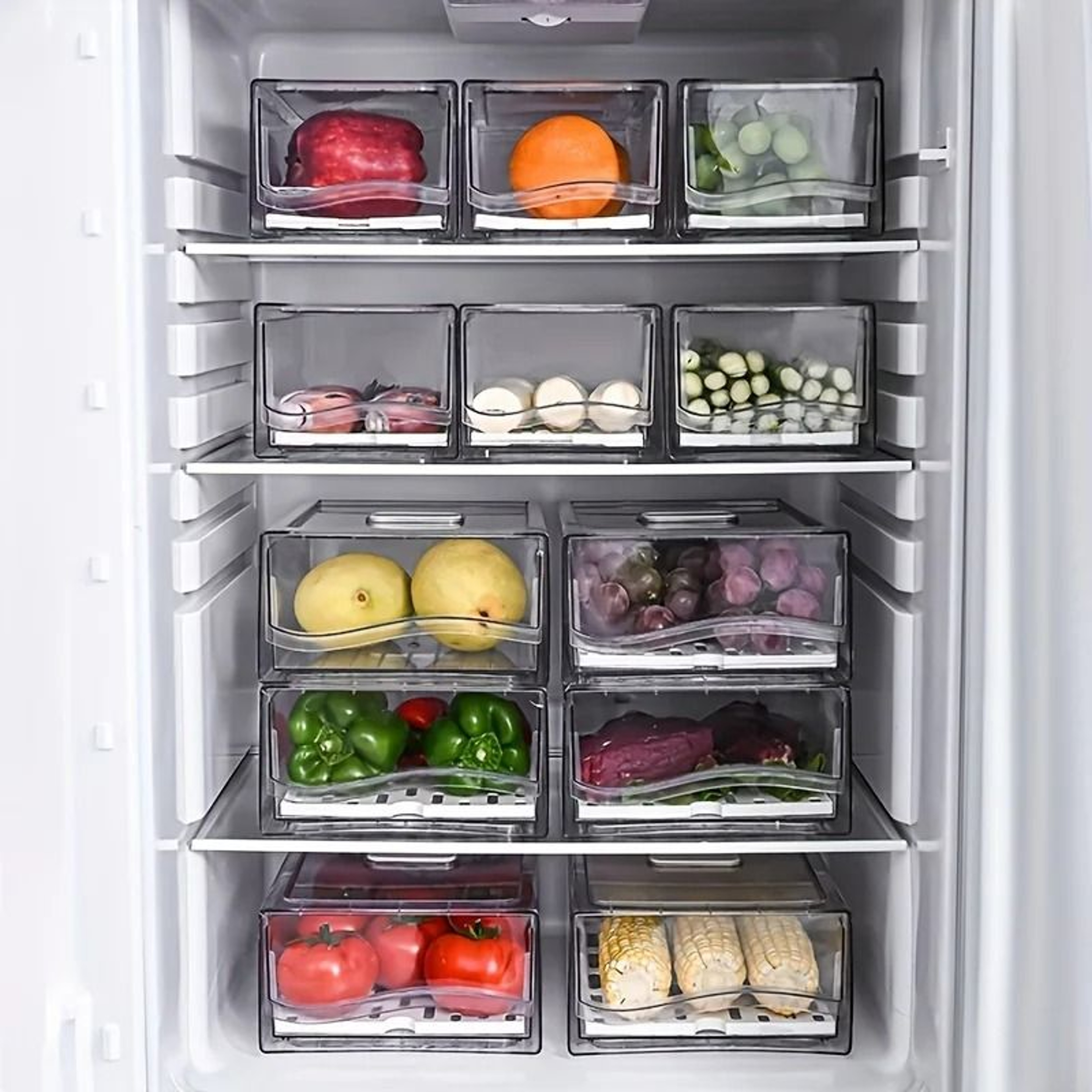 PullOut Refrigerator Drawer Storage Box 2