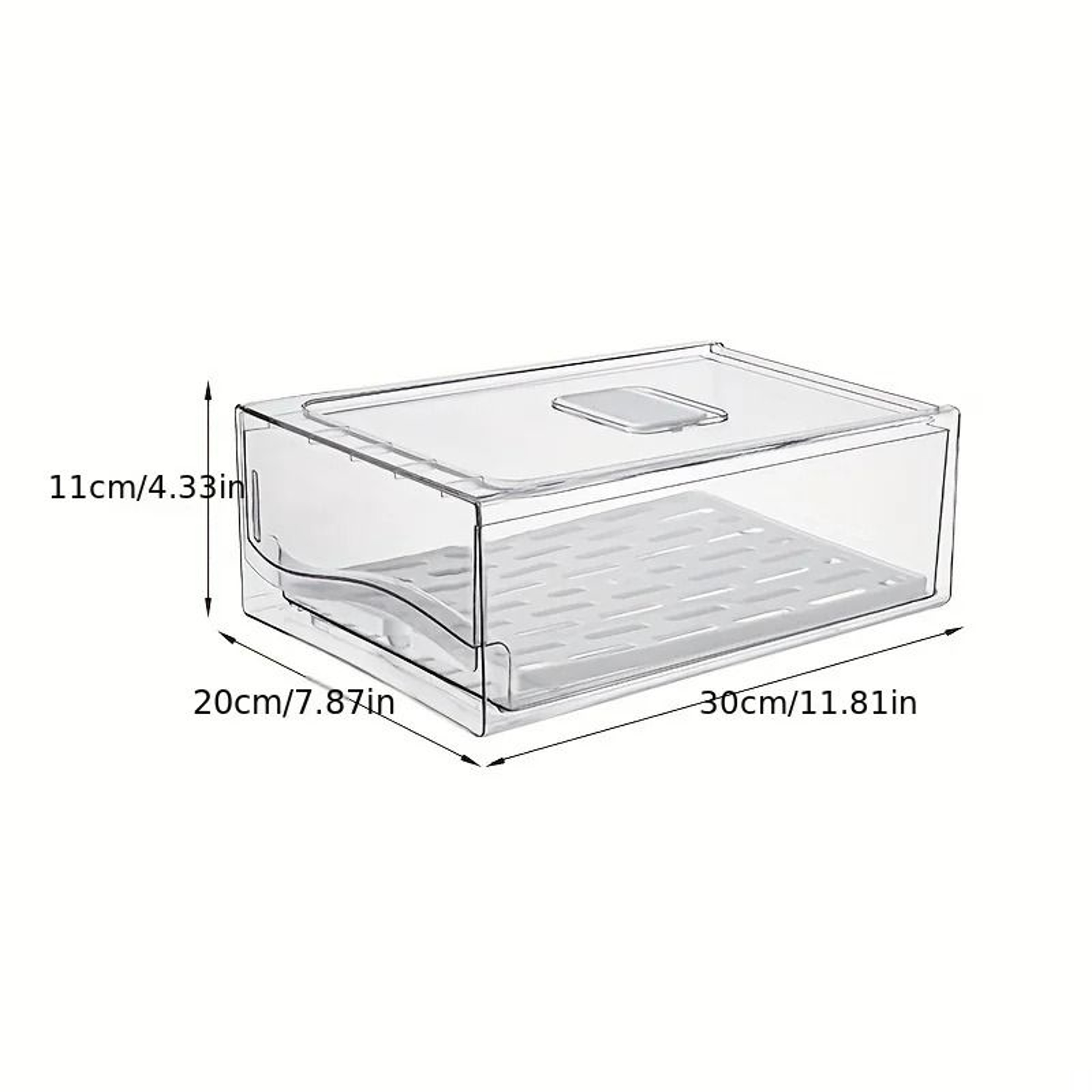 PullOut Refrigerator Drawer Storage Box 6