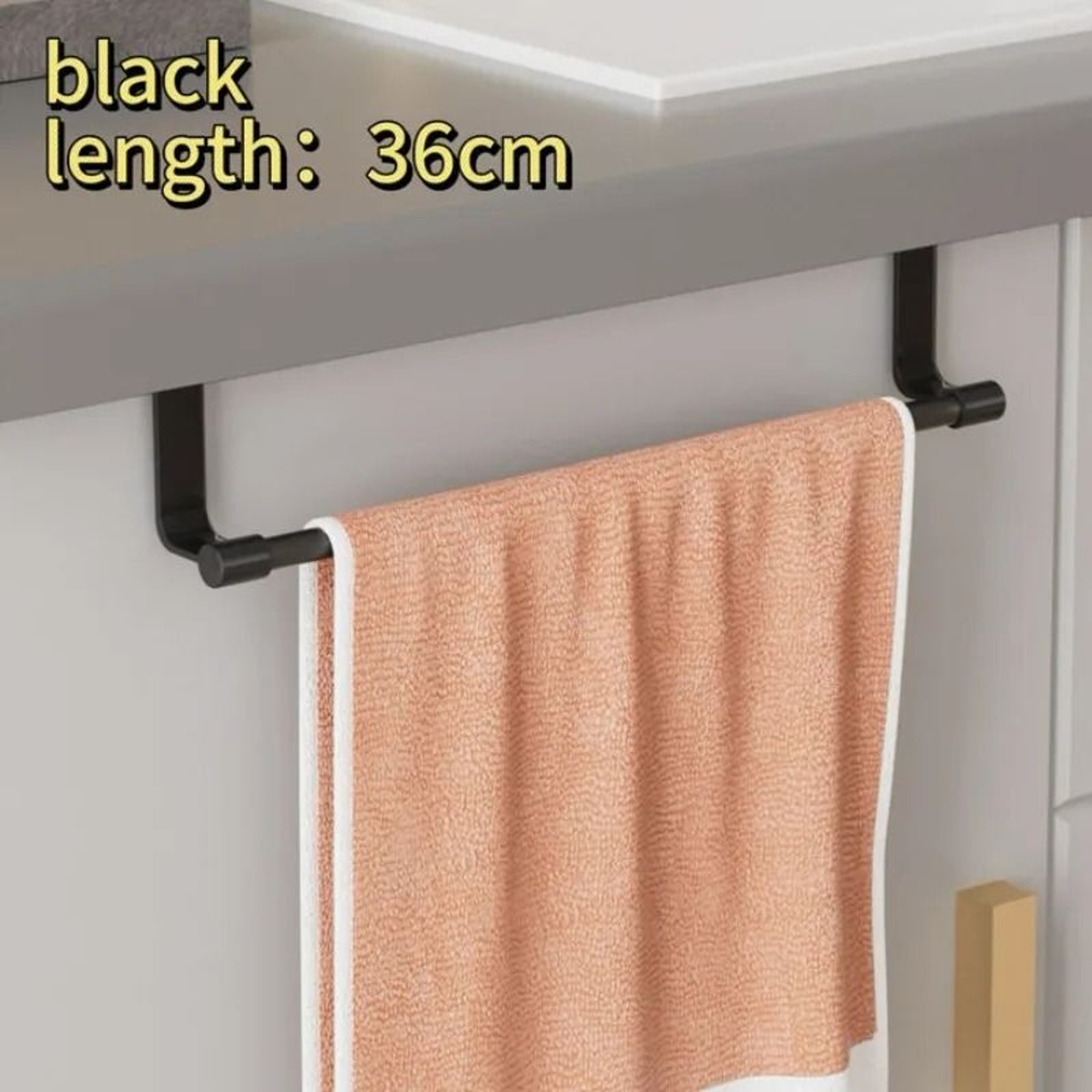 OverCabinet Hanging Towel Rack Bar 6
