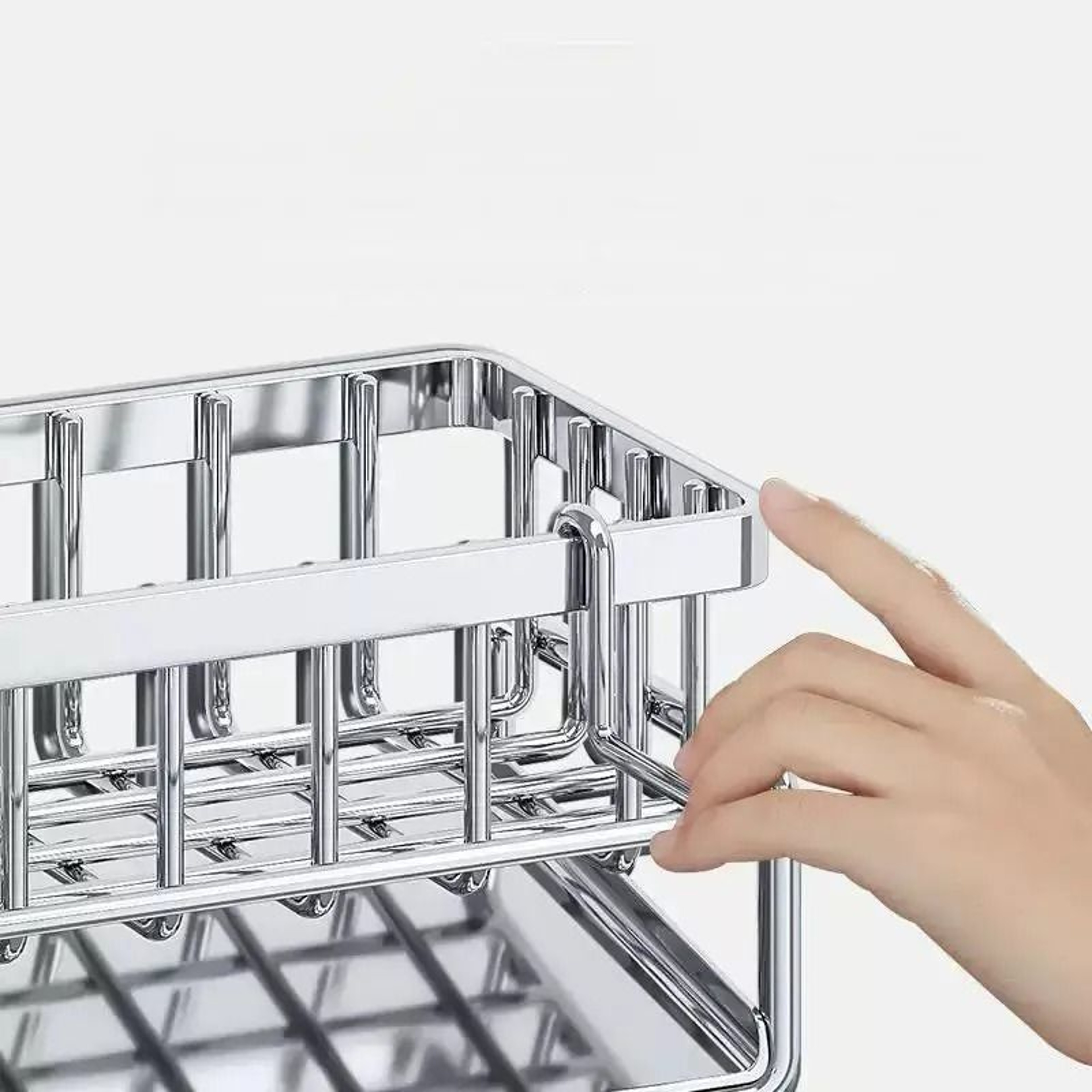 Stainless Steel Kitchen Sink Sponge Holder And Drainage Organizer 3