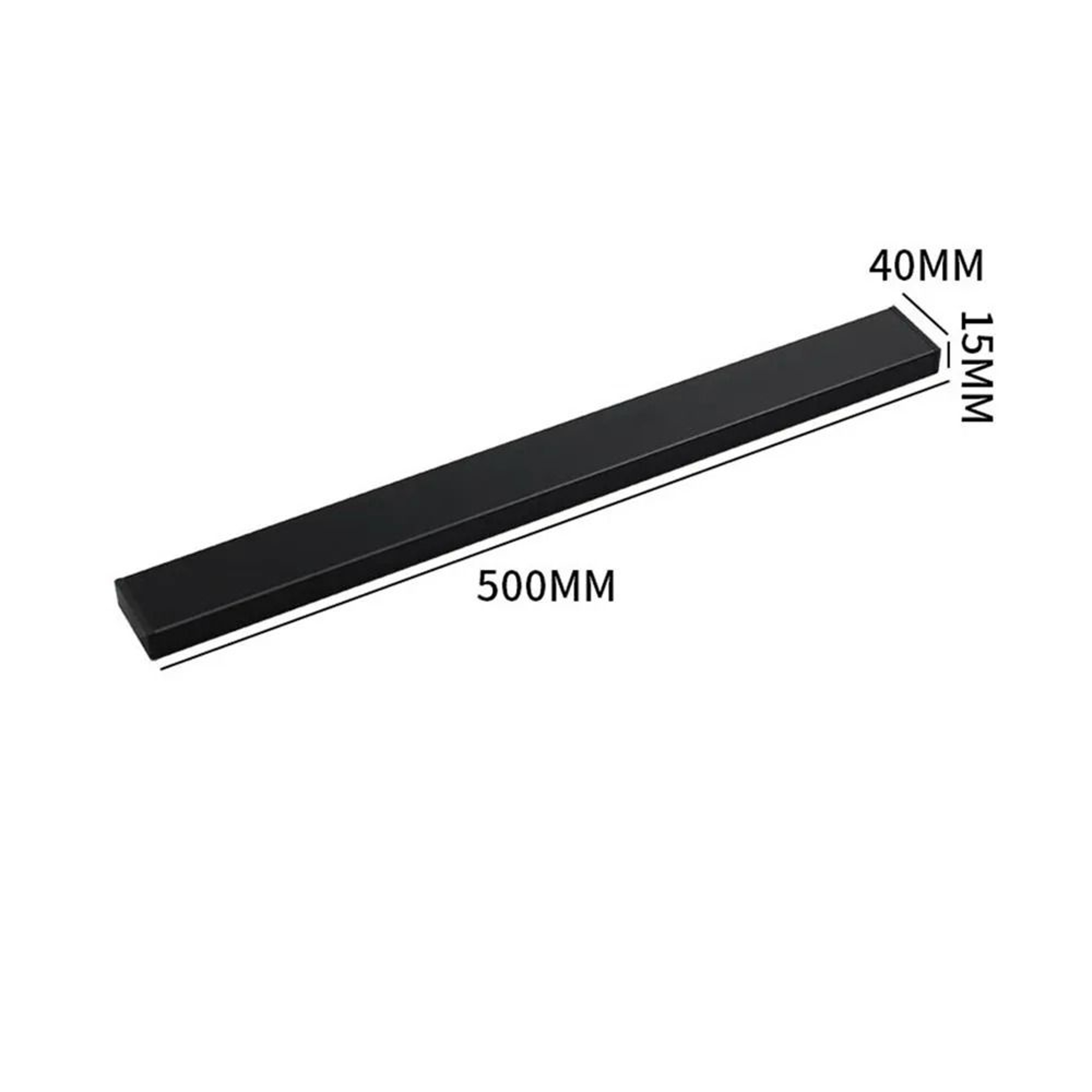 Black Stainless Steel Magnetic Knife Holder And NonPiercing WallMounted Knife Block Storage Bar 5