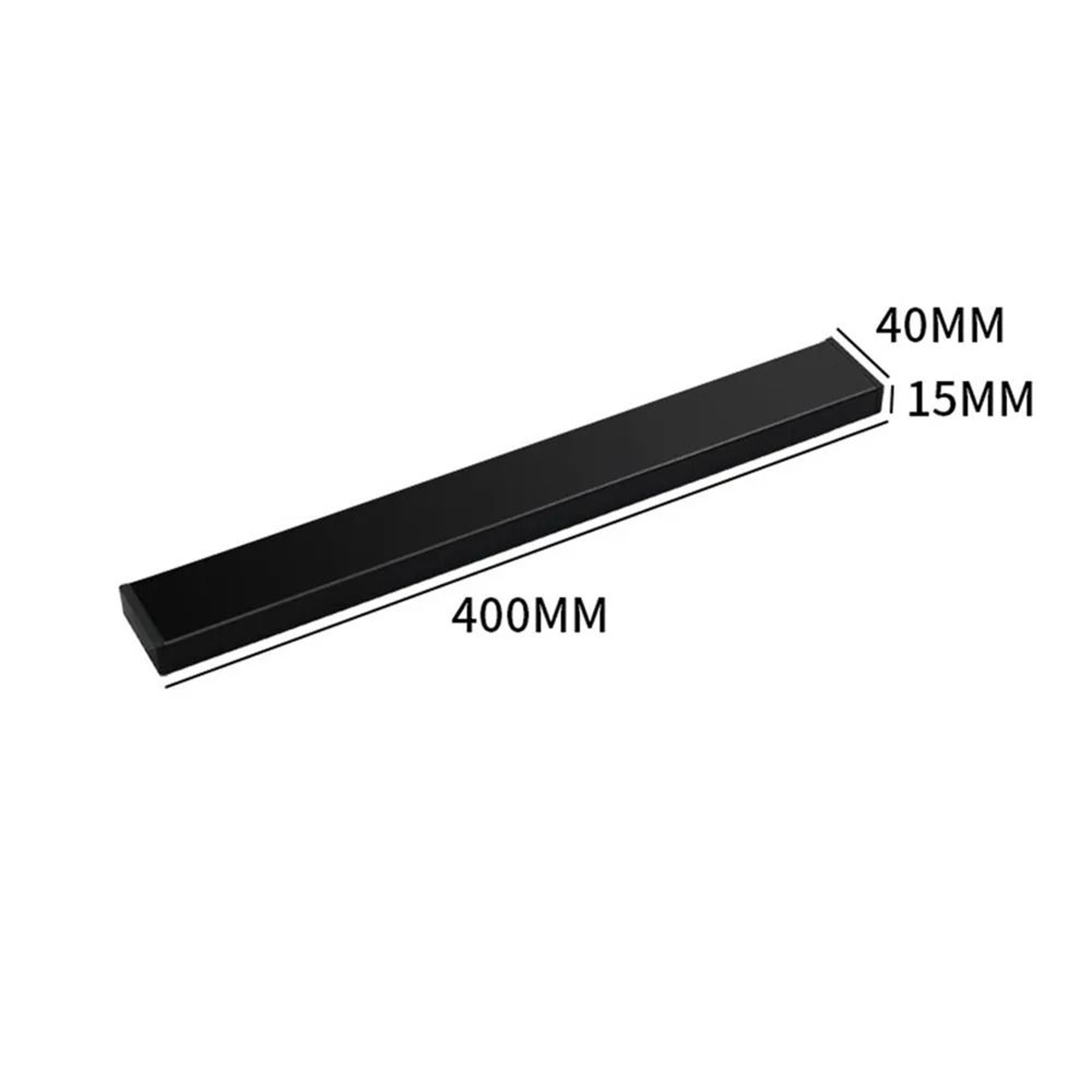 Black Stainless Steel Magnetic Knife Holder And NonPiercing WallMounted Knife Block Storage Bar 6