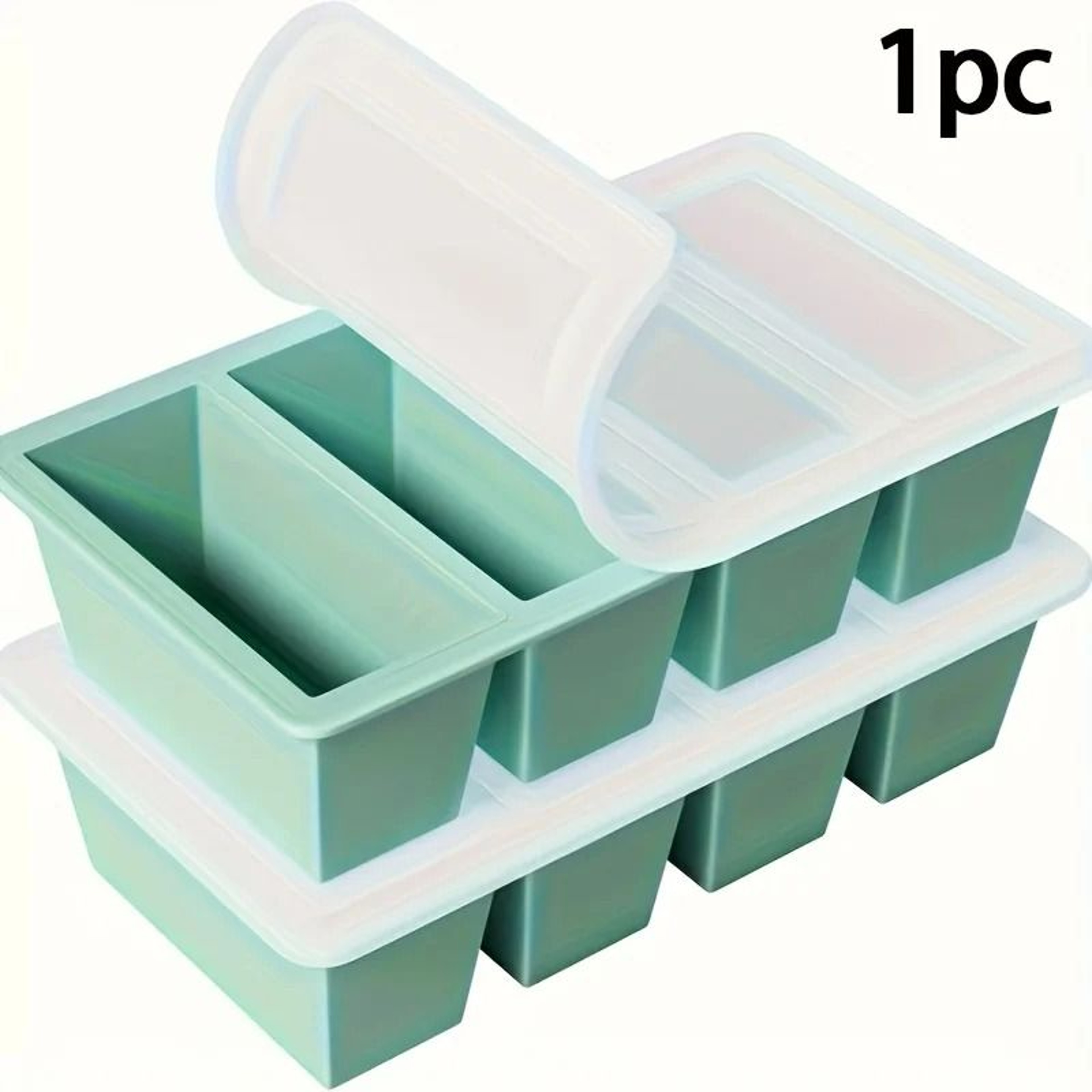 Silicone Freezer Tray With TightFitting Lid 1