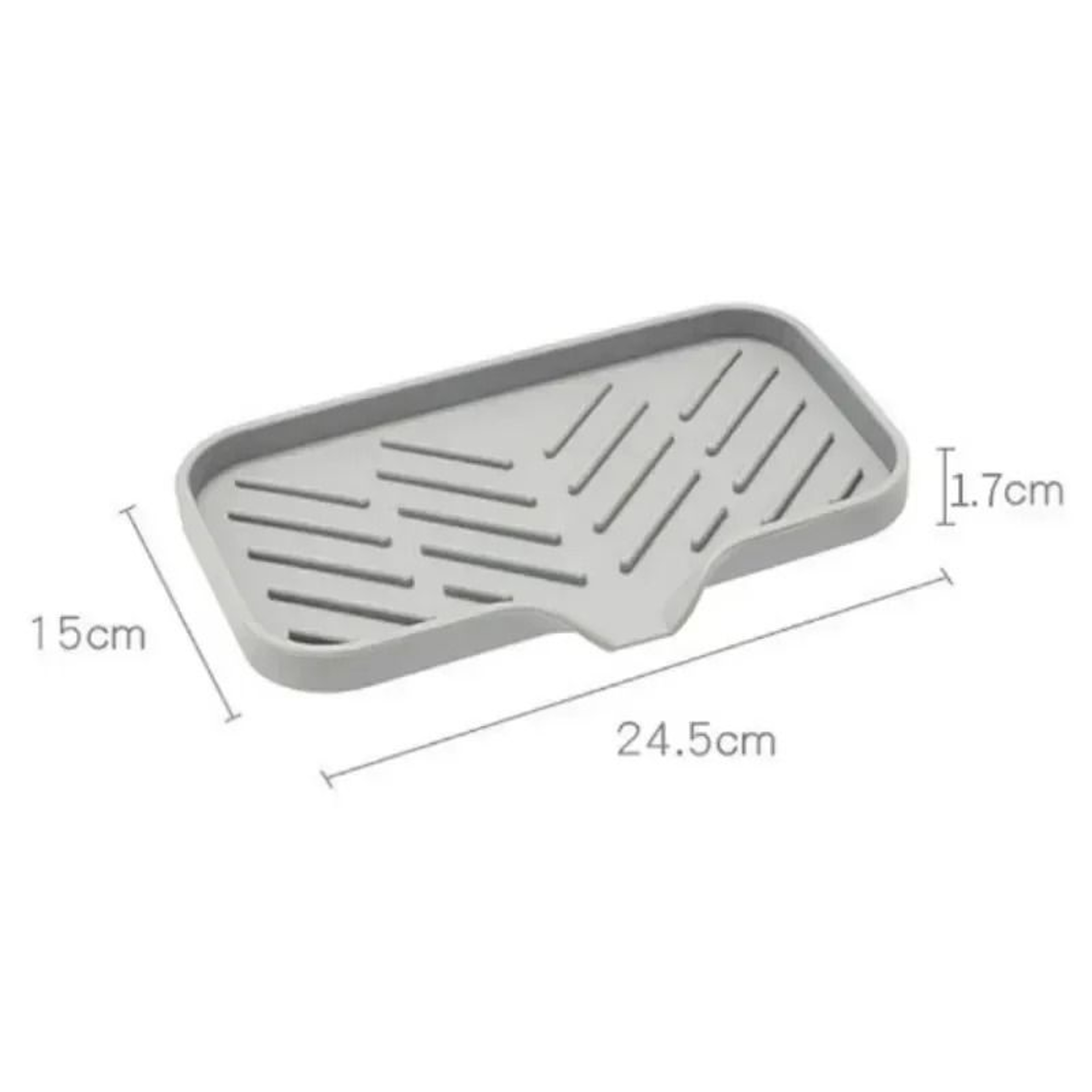 SelfDraining Silicone Sink Organizer Tray 3