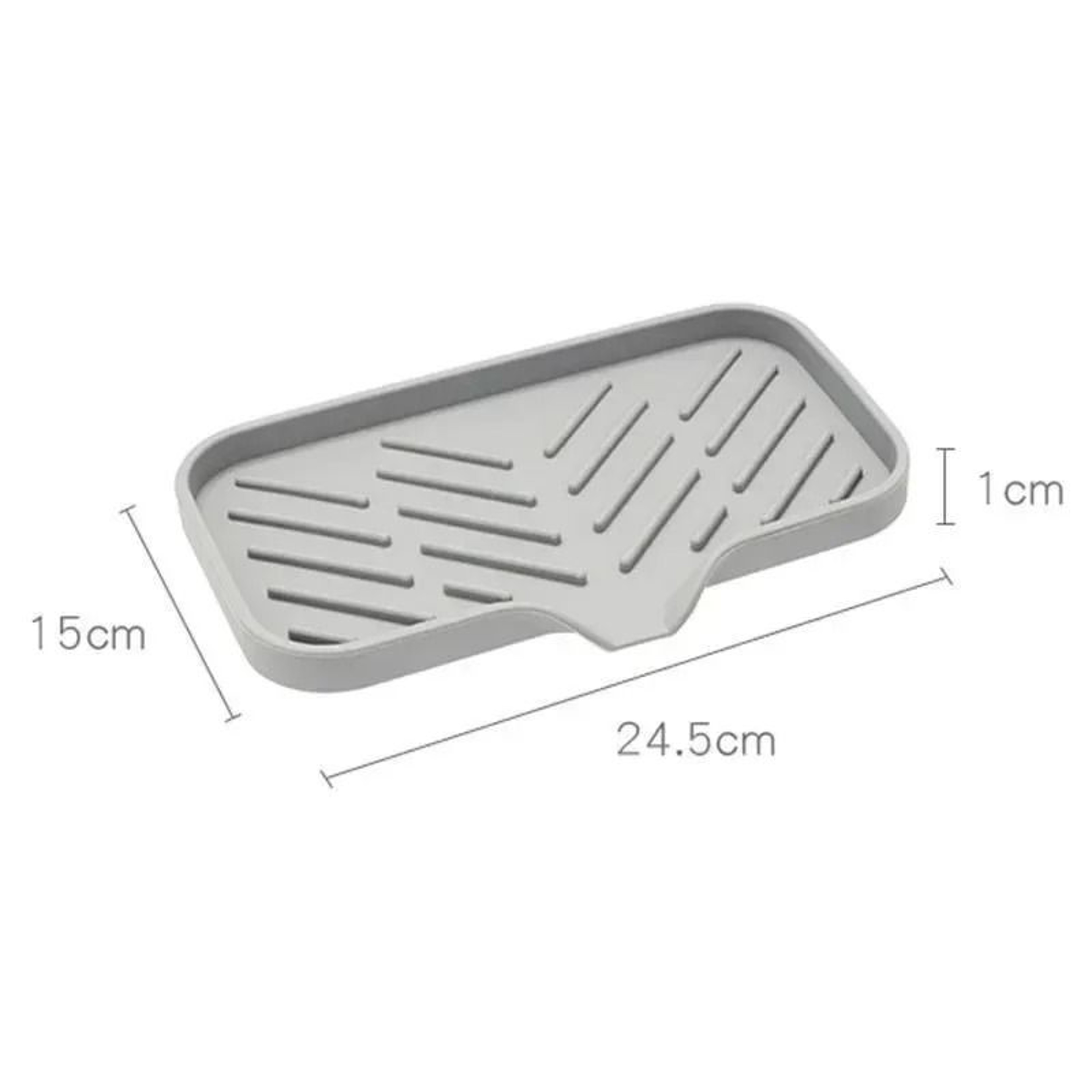 Elite SelfDraining Silicone Sink Organizer Tray 8