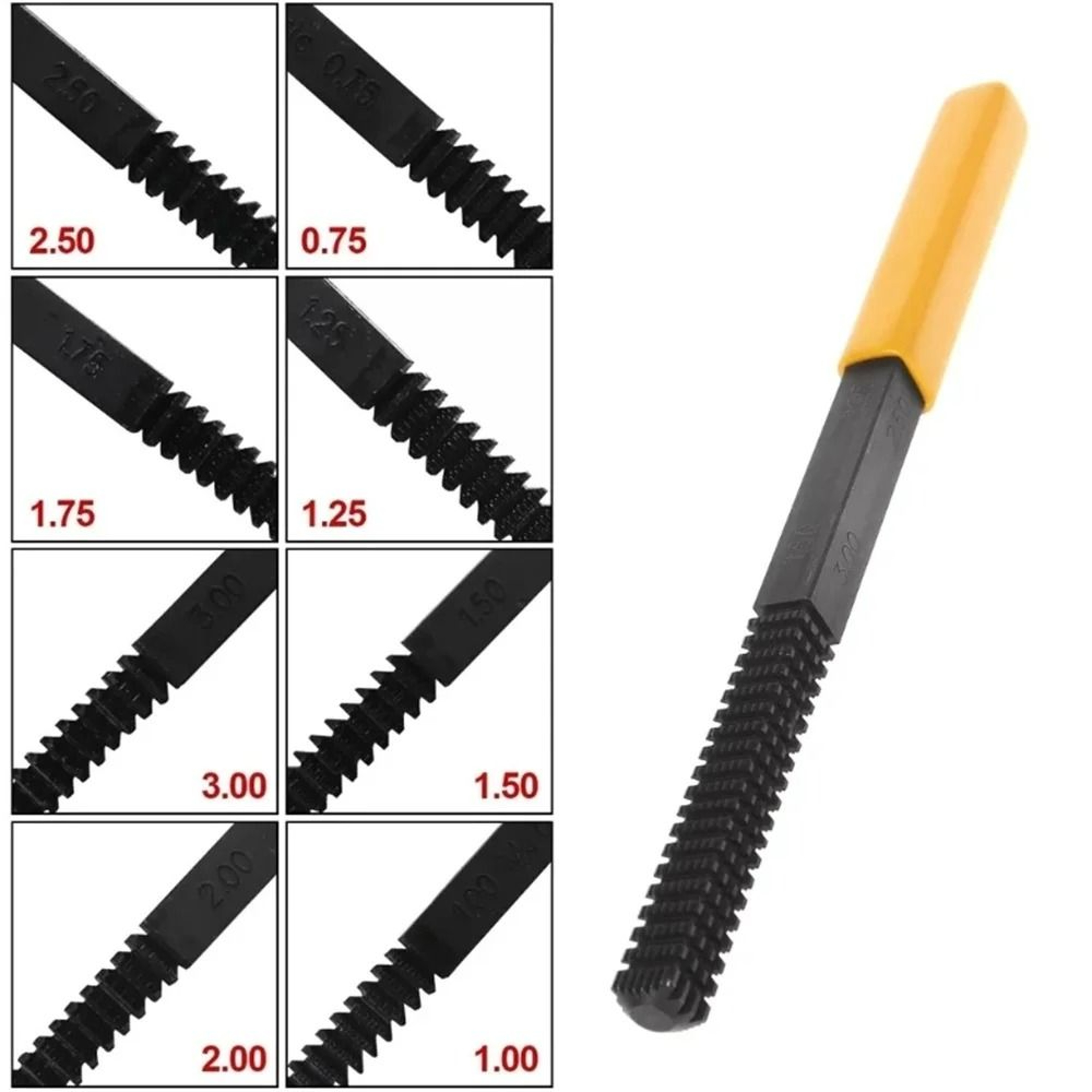 Metric Thread Repair File  8In1 Thread Restoration Tool 6