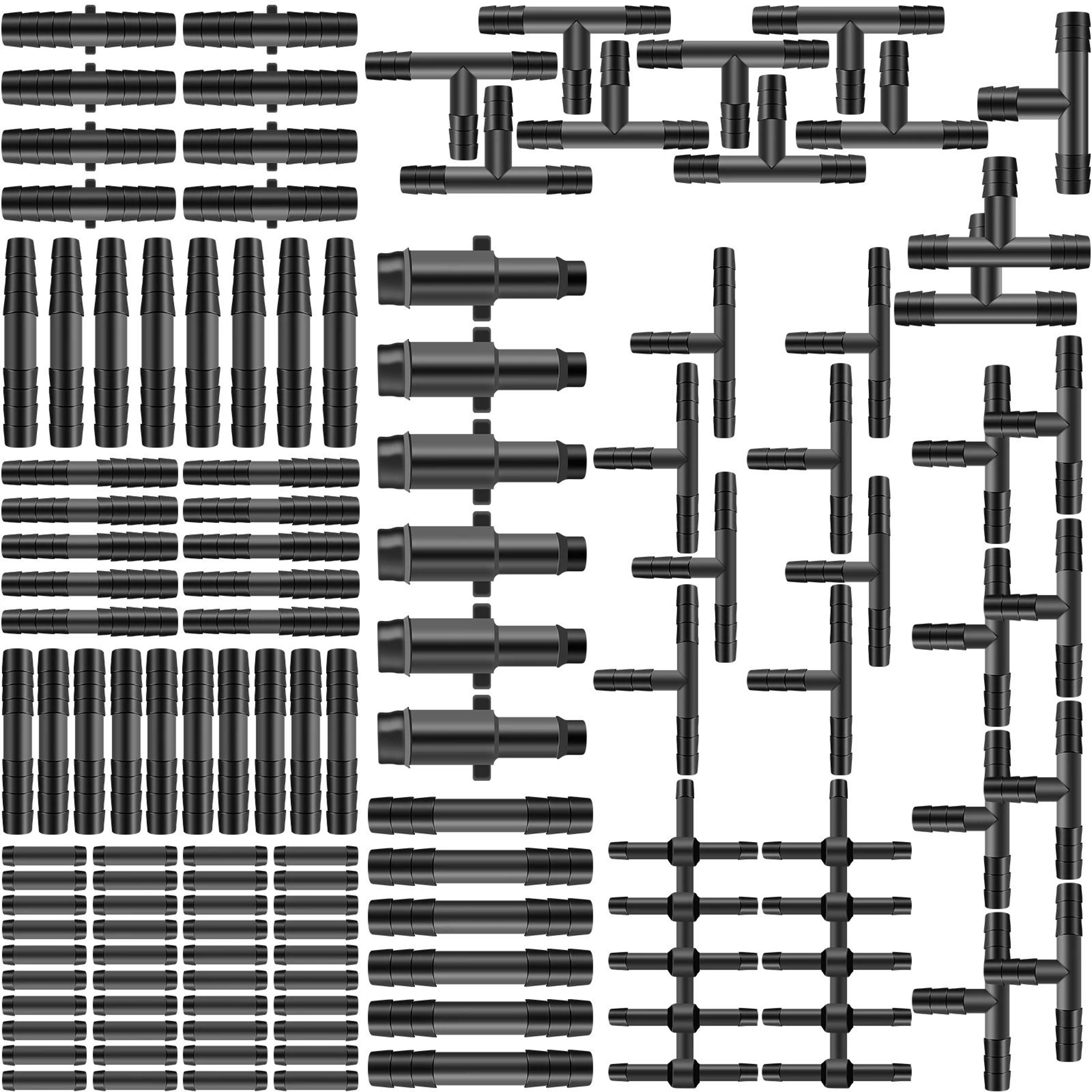 128Piece Nylon Vacuum Connector Assortment  HighHeat 240C Automotive Tubing Kit 7