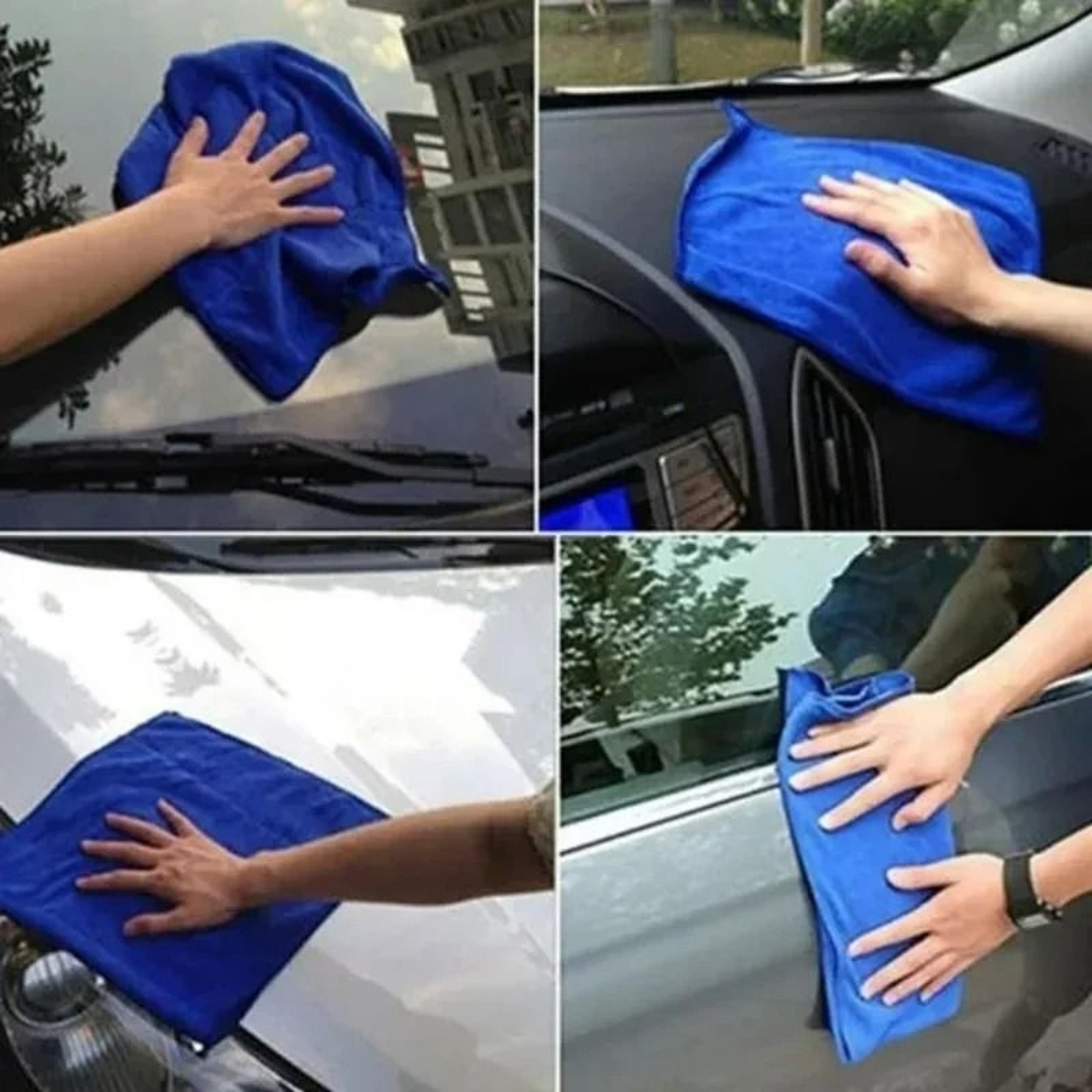 20Pack Microfiber Towels  HighAbsorbency Auto Detailing Drying Cloths And Household Cleaning Rags 3