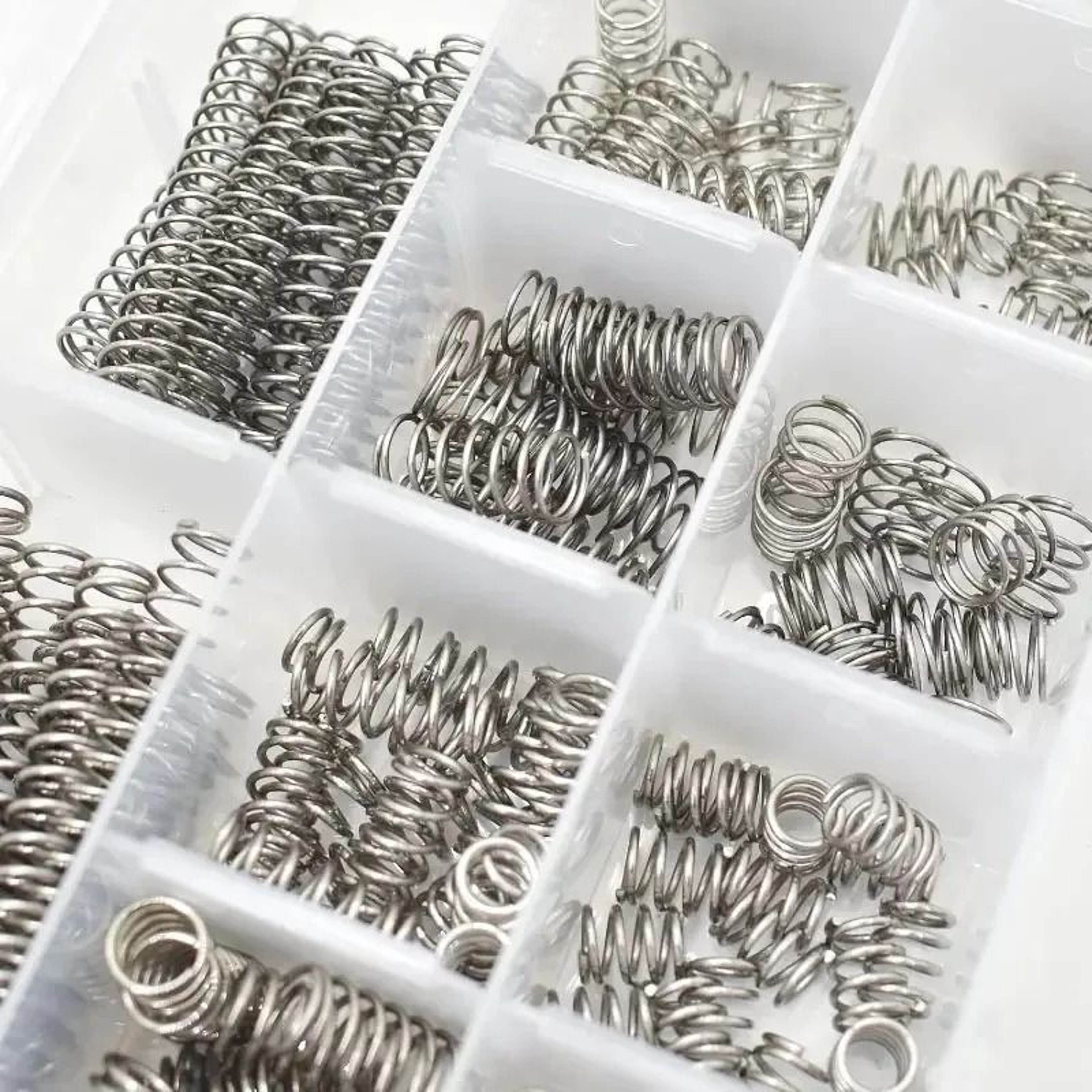 304 Stainless Steel Compression Spring Assortment Kit  15Size Box Of Small Springs For Mechanical R 1
