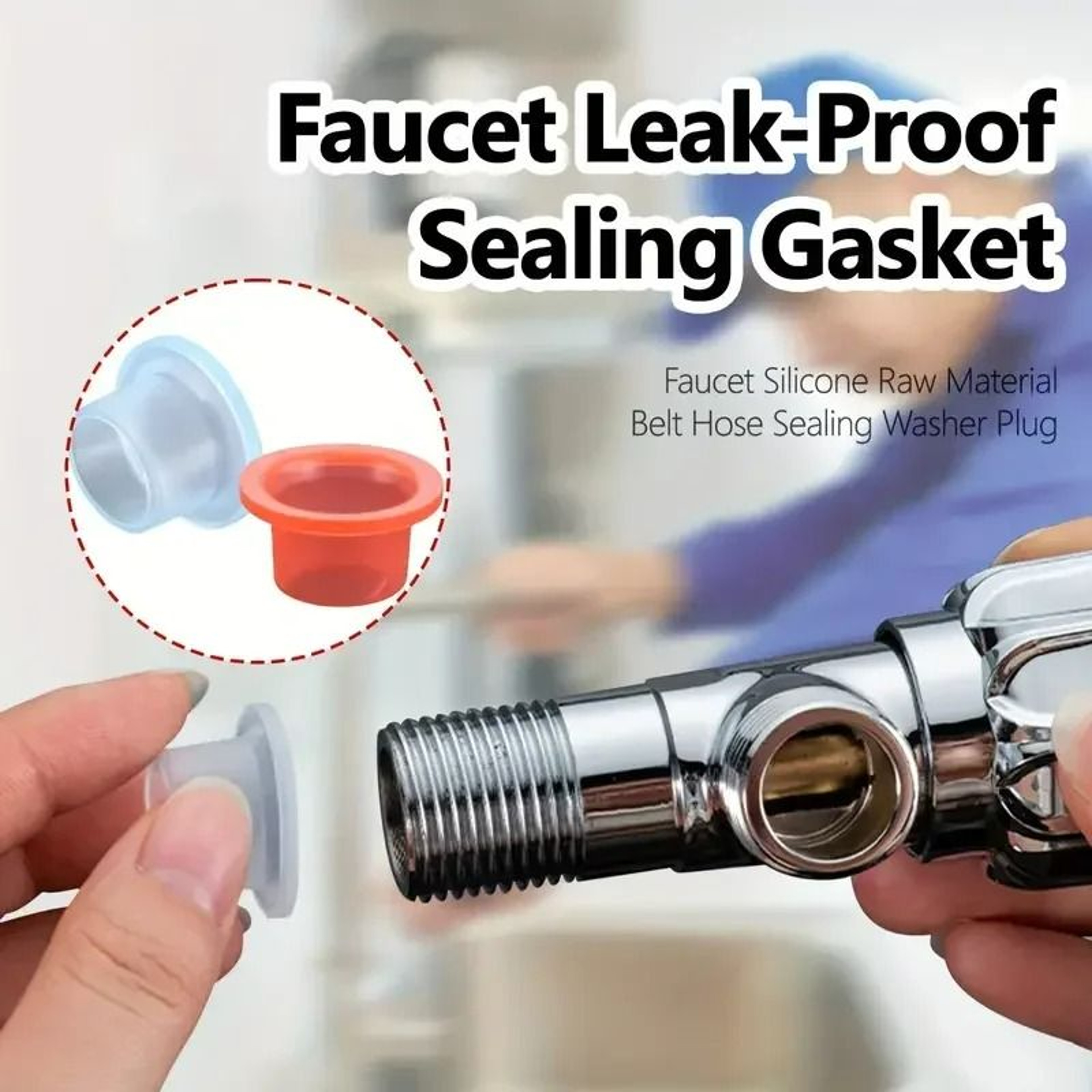 LeakProof Silicone Plumbing Sealing Gaskets 300Piece Bulk Set 1