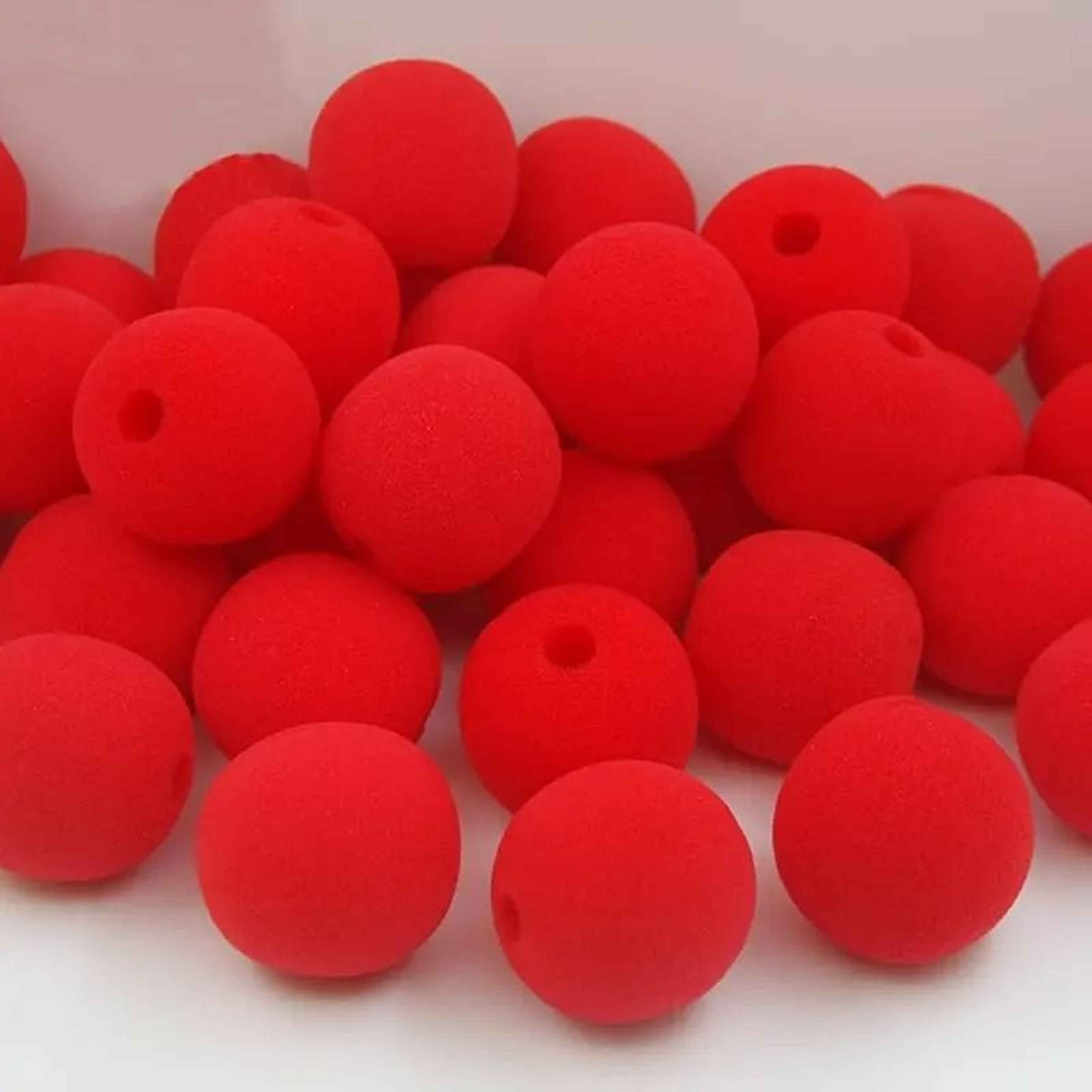 Classic Red Foam Clown Noses 100Piece Bulk Set 6